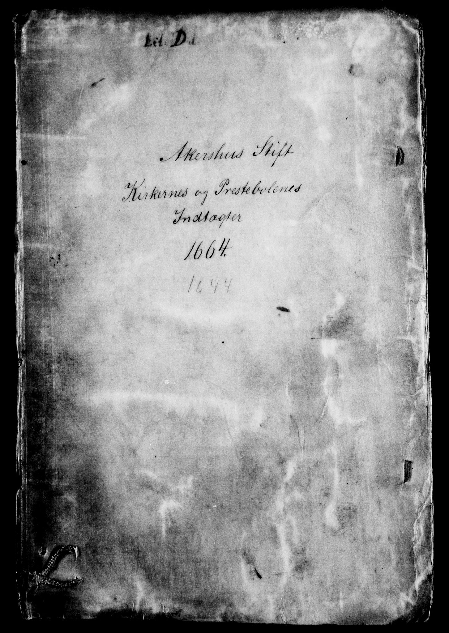 Rentekammeret inntil 1814, Realistisk ordnet avdeling, RA/EA-4070/Fc/Fca/L0001/0004: [Ca I]  Akershus stift / Jordebok over kirkene og prestebolene i Oslo og Hamar stift, 1664