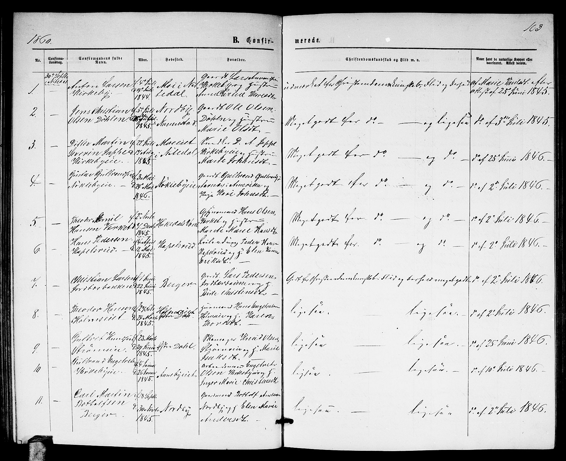 Nittedal prestekontor Kirkebøker, AV/SAO-A-10365a/G/Gb/L0001: Parish register (copy) no. II 1, 1859-1878, p. 103