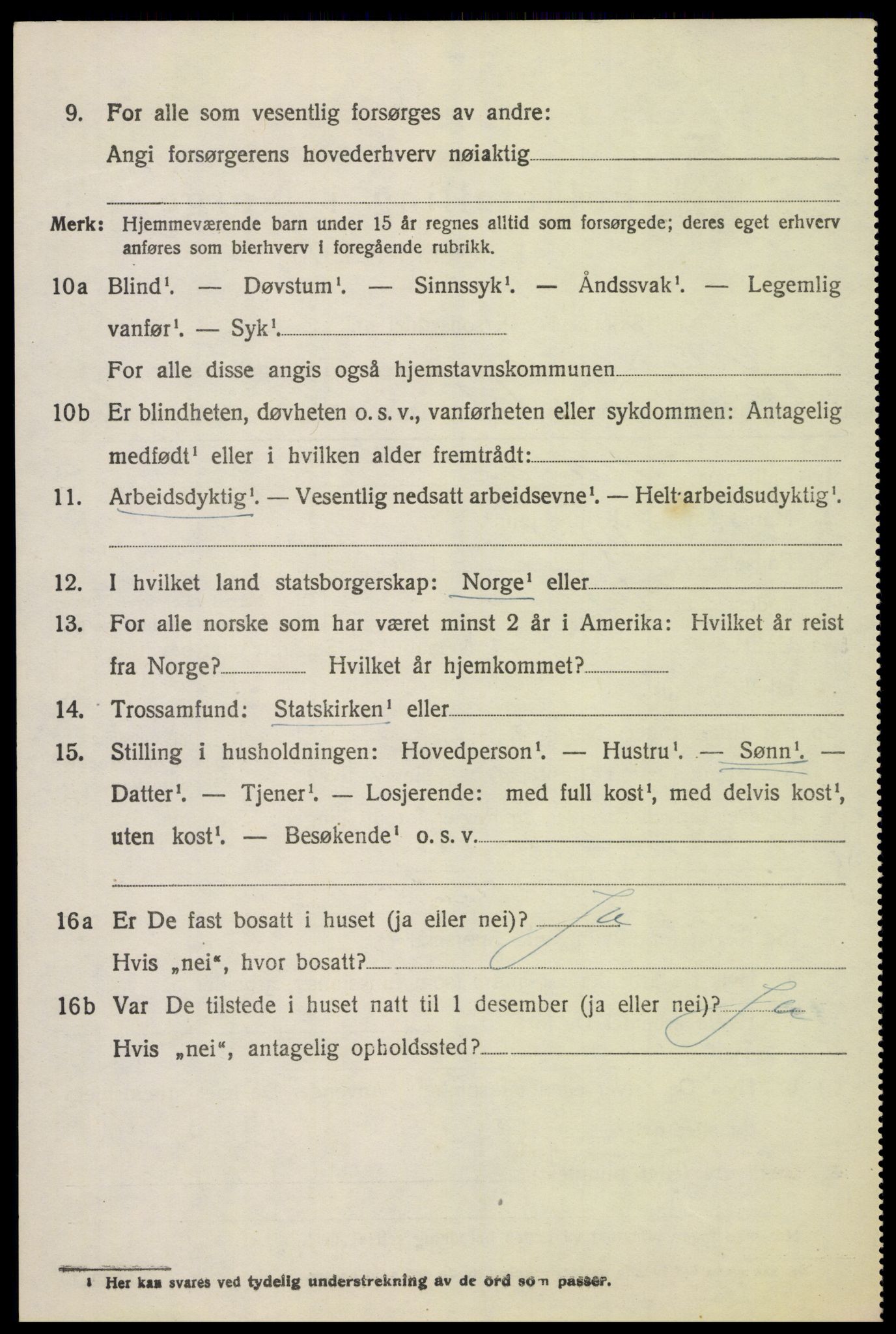 SAH, 1920 census for Vardal, 1920, p. 4572