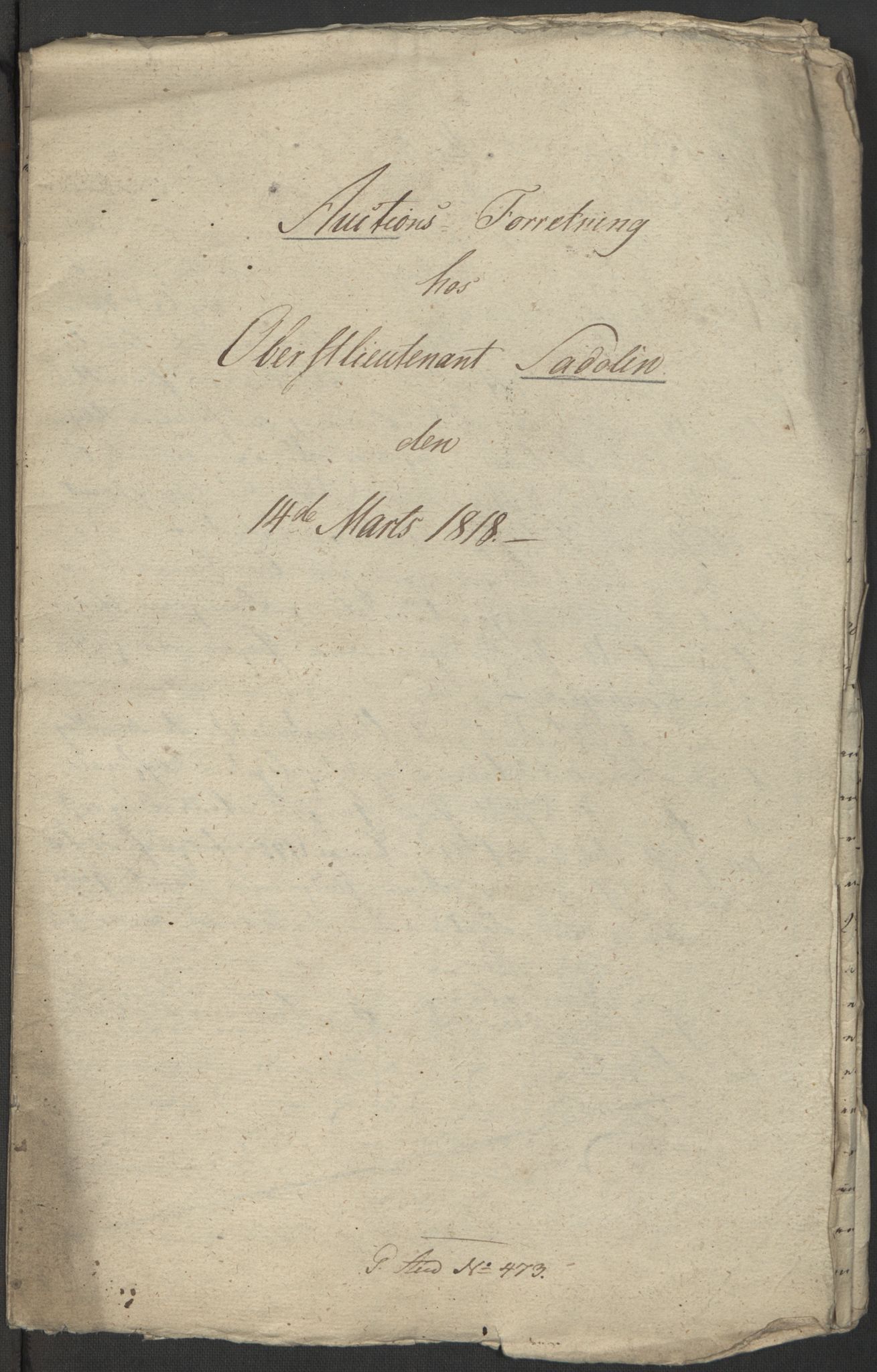 Forsvaret, Generalauditøren, AV/RA-RAFA-1772/F/Fj/Fja/L0029: --, 1709-1825, p. 2