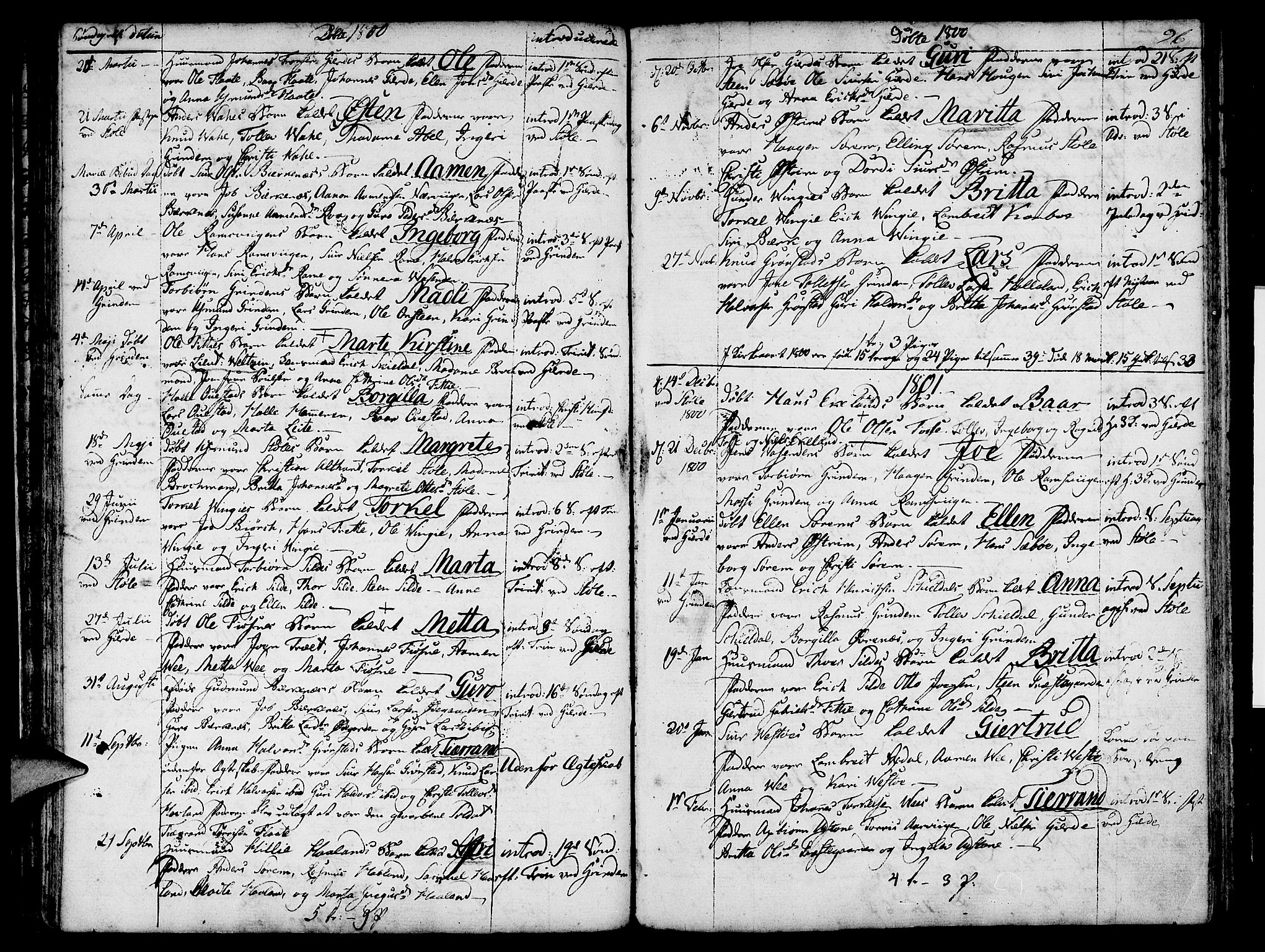 Etne sokneprestembete, SAB/A-75001/H/Haa: Parish register (official) no. A 4, 1782-1807, p. 47