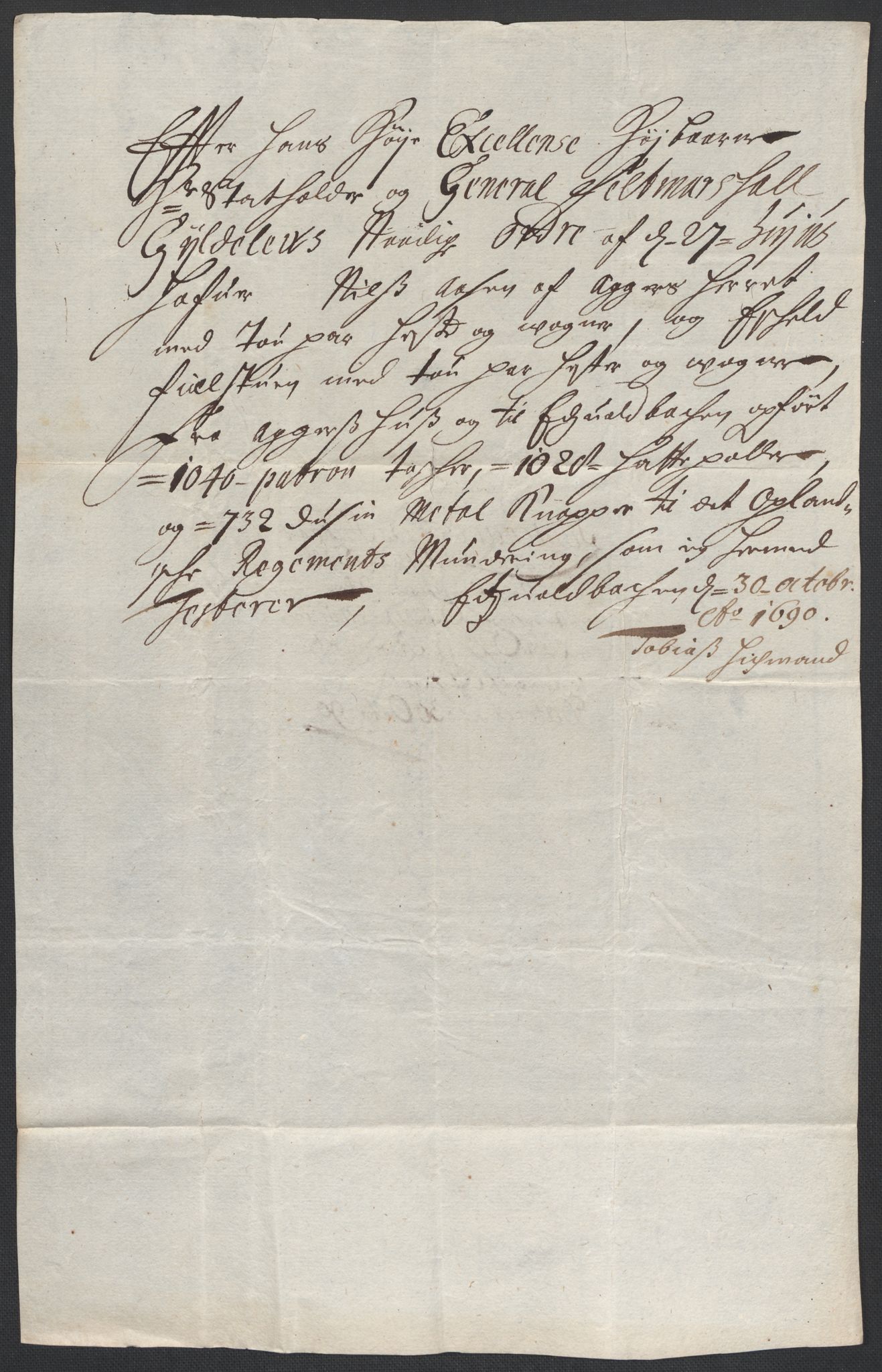 Rentekammeret inntil 1814, Reviderte regnskaper, Fogderegnskap, AV/RA-EA-4092/R08/L0425: Fogderegnskap Aker, 1690-1691, p. 16