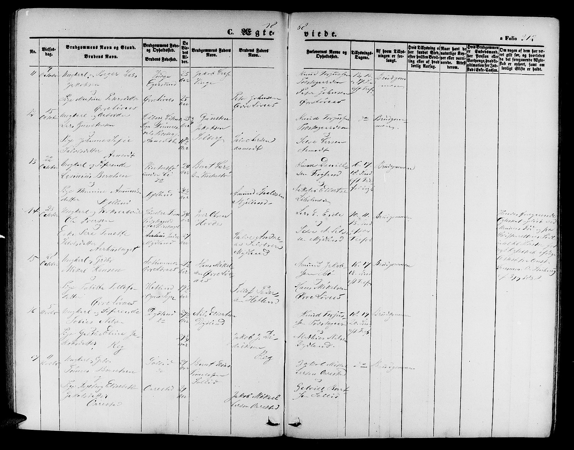 Sokndal sokneprestkontor, SAST/A-101808: Parish register (copy) no. B 3, 1865-1879, p. 312