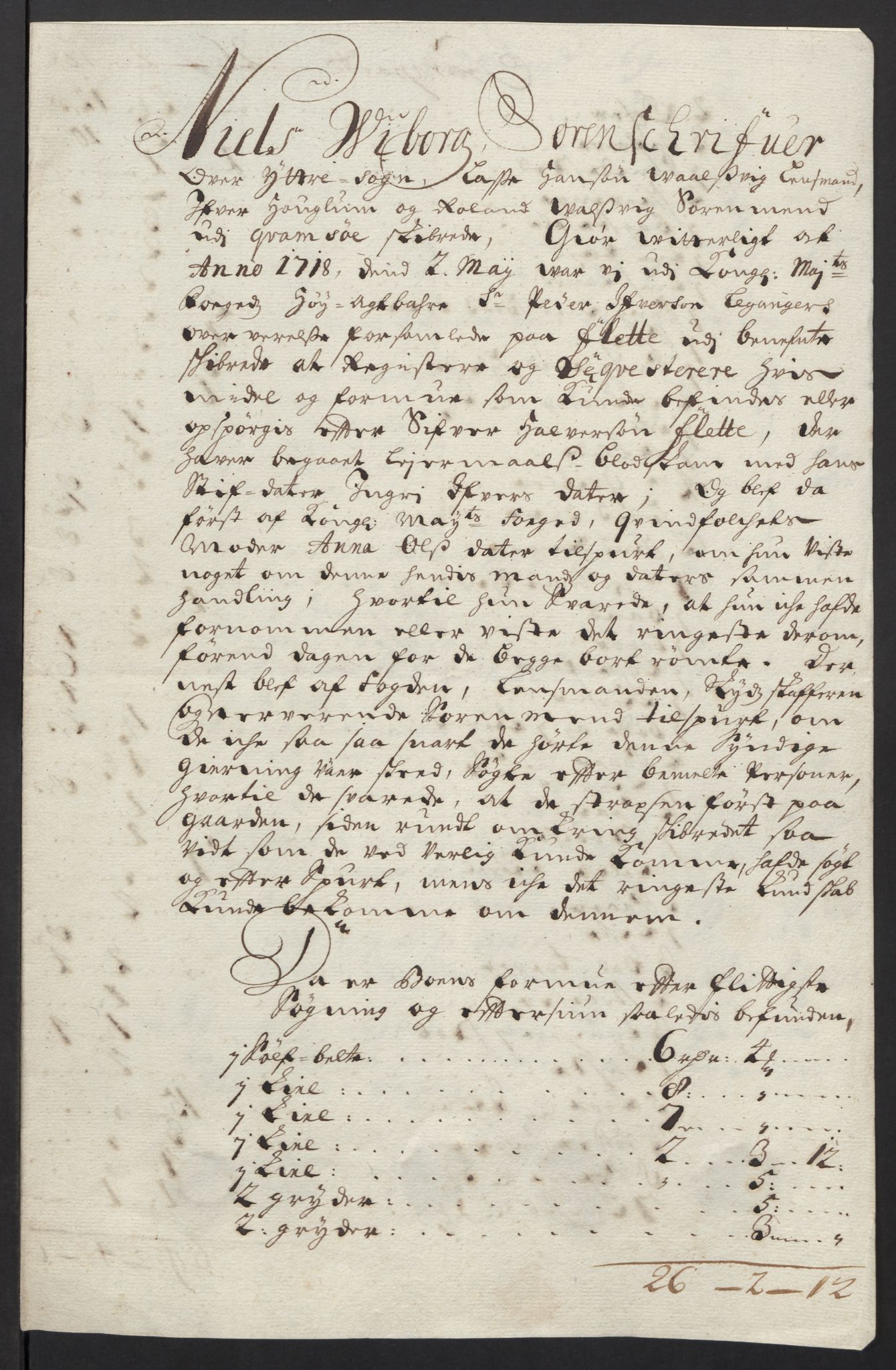 Rentekammeret inntil 1814, Reviderte regnskaper, Fogderegnskap, AV/RA-EA-4092/R52/L3321: Fogderegnskap Sogn, 1717-1718, p. 569