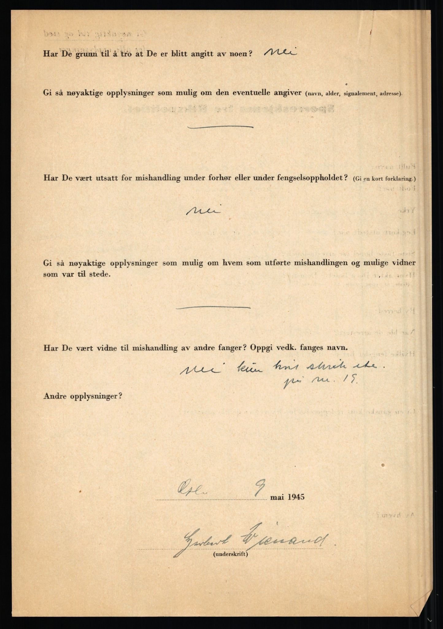 Rikspolitisjefen, AV/RA-S-1560/L/L0019: Utenlandske fanger, 1940-1945, p. 538