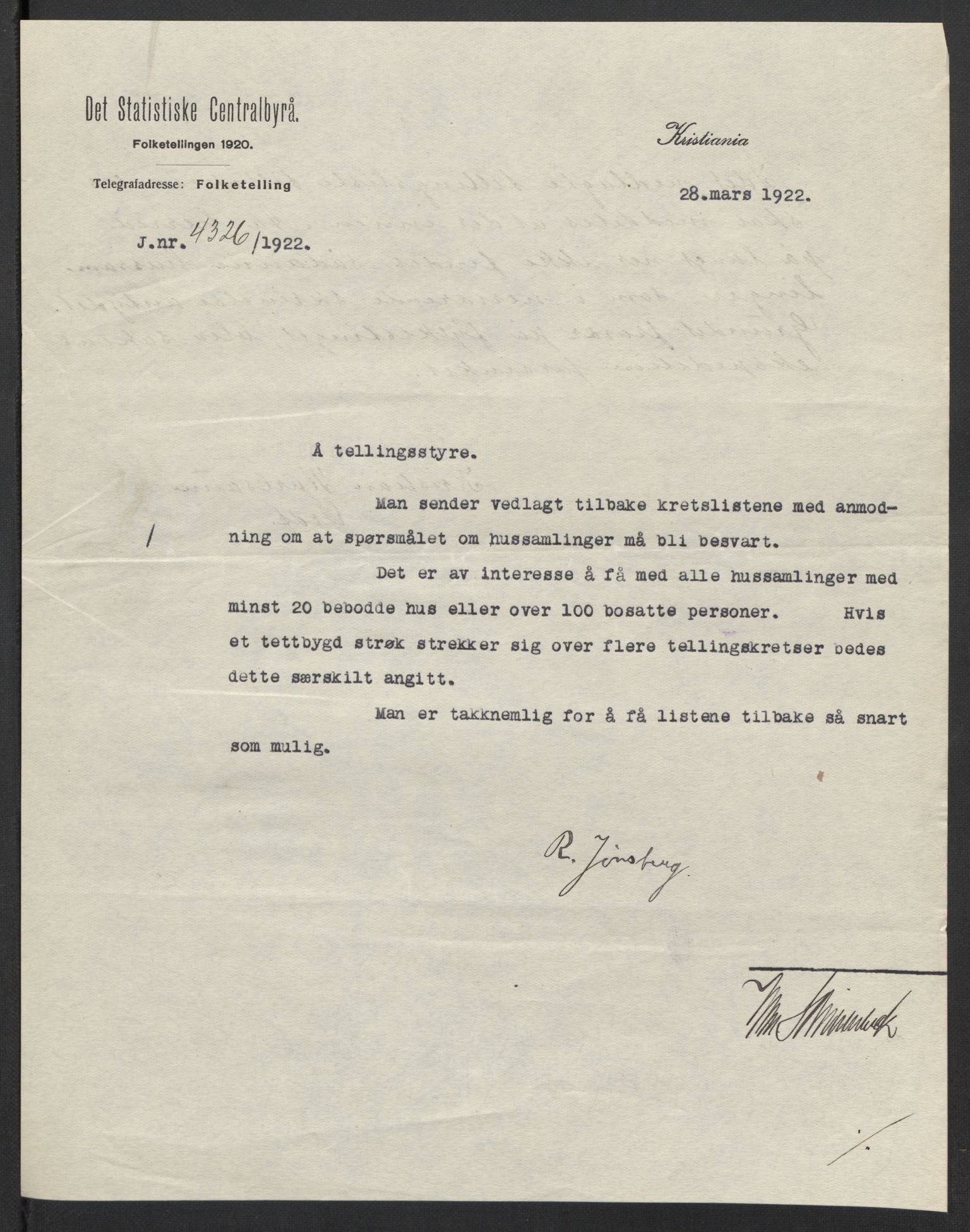 SAT, 1920 census for Å, 1920, p. 3