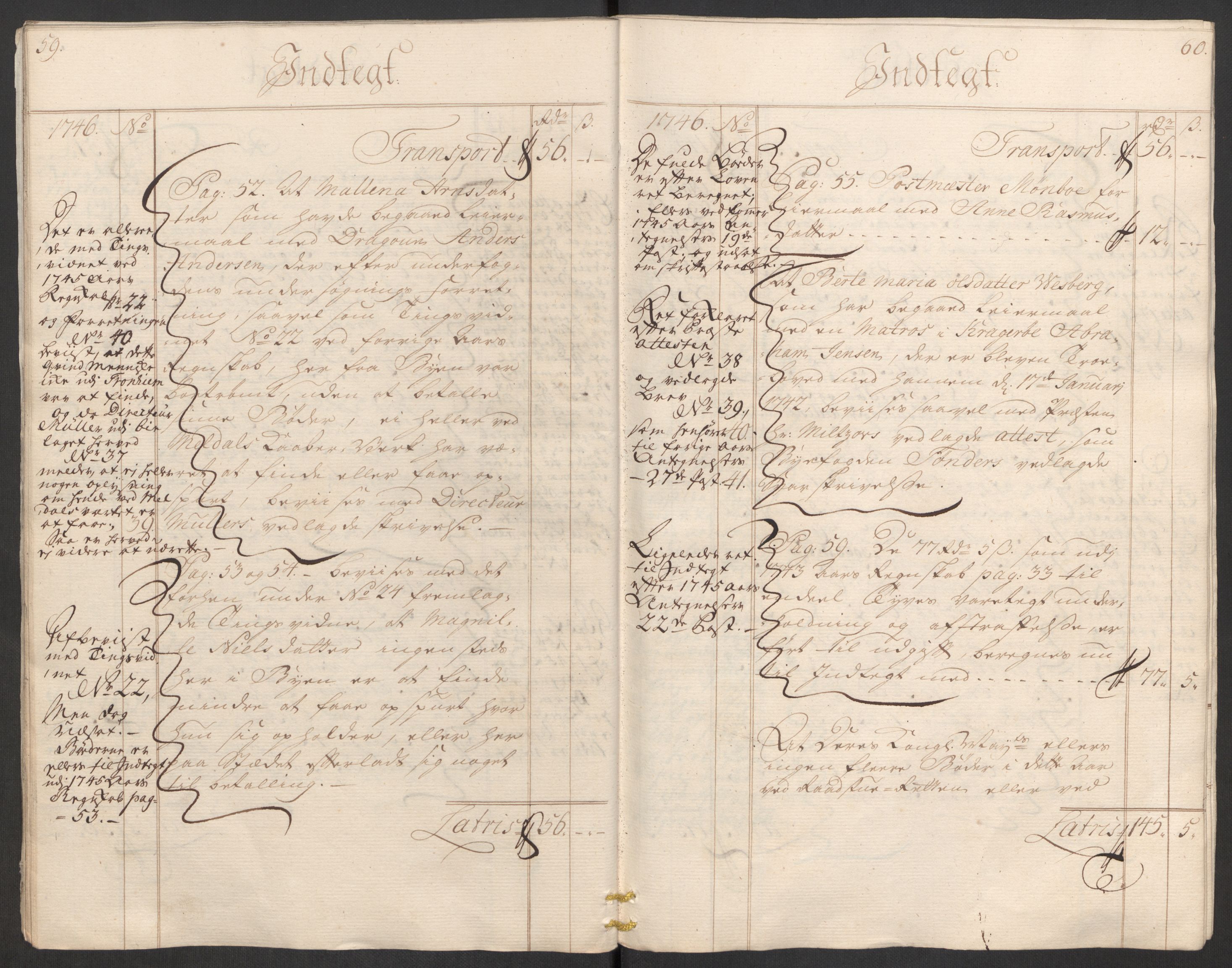 Rentekammeret inntil 1814, Reviderte regnskaper, Byregnskaper, AV/RA-EA-4066/R/Rs/L0541: [S22] Sikt og sakefall, 1743-1746, p. 340