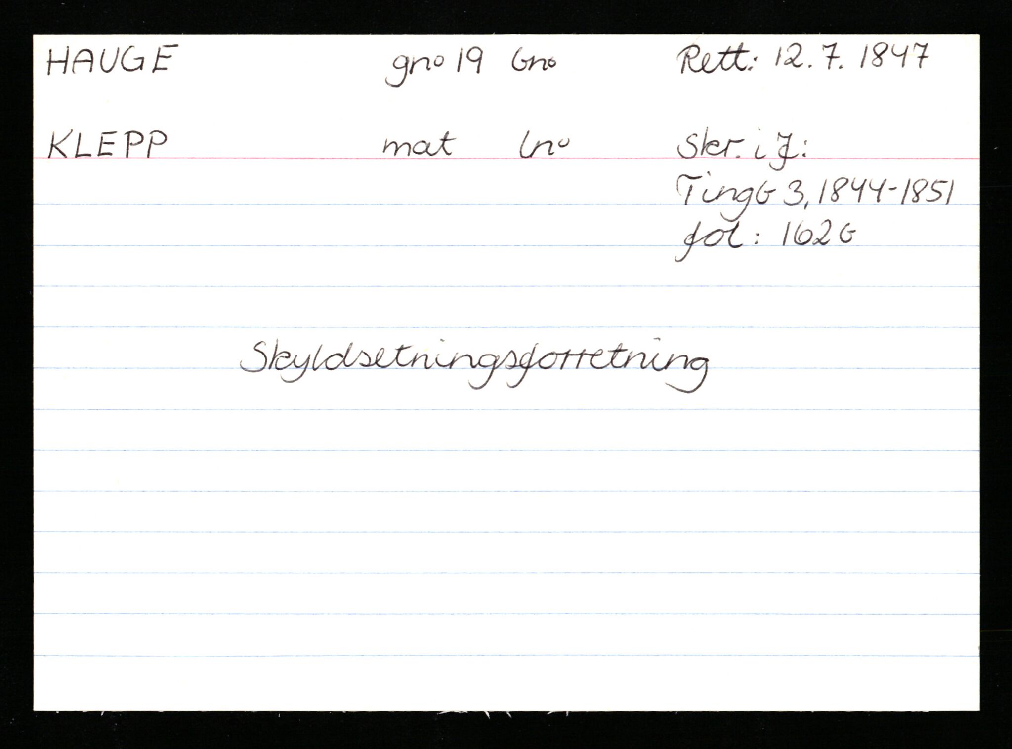 Statsarkivet i Stavanger, AV/SAST-A-101971/03/Y/Ym/L0021: Åstedskort sortert etter gårdsnavn: Hauge - Haukås, 1600-1950, p. 112