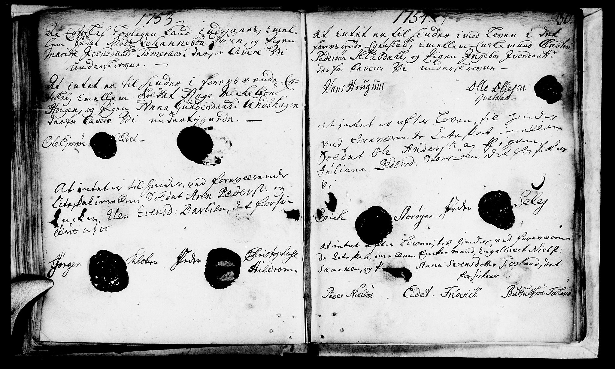Ministerialprotokoller, klokkerbøker og fødselsregistre - Nord-Trøndelag, SAT/A-1458/764/L0541: Parish register (official) no. 764A01, 1745-1758, p. 30