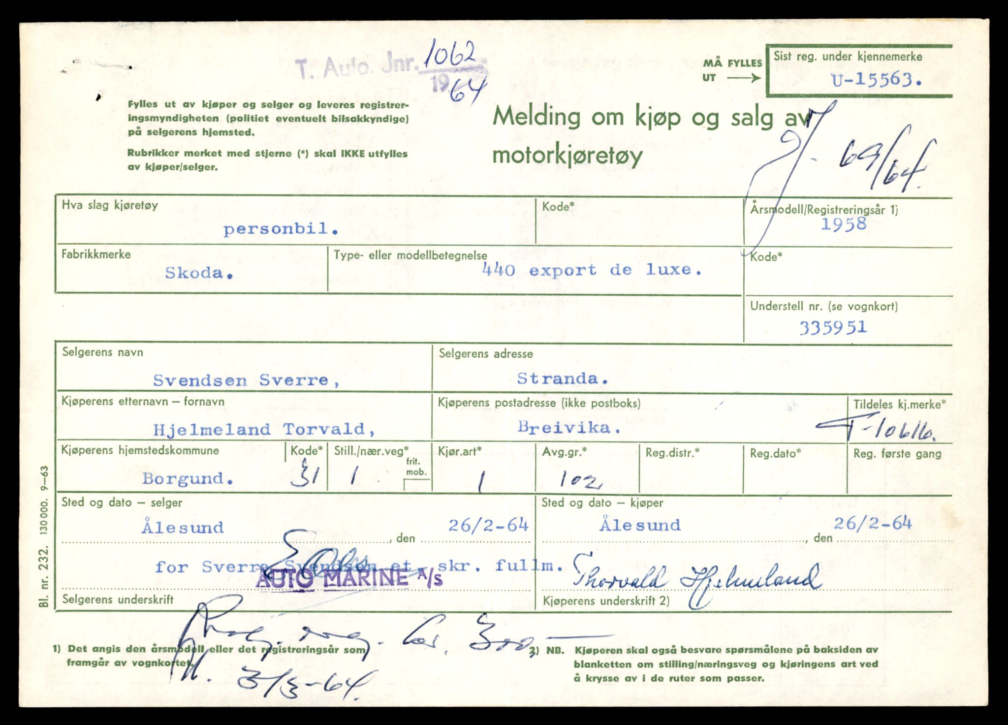 Møre og Romsdal vegkontor - Ålesund trafikkstasjon, AV/SAT-A-4099/F/Fe/L0022: Registreringskort for kjøretøy T 10584 - T 10694, 1927-1998, p. 1041