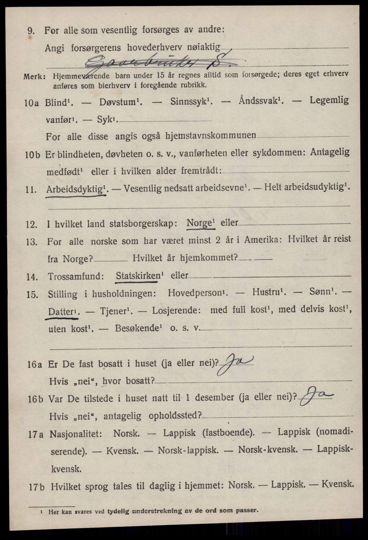 SAT, 1920 census for Sør-Frøya, 1920, p. 798