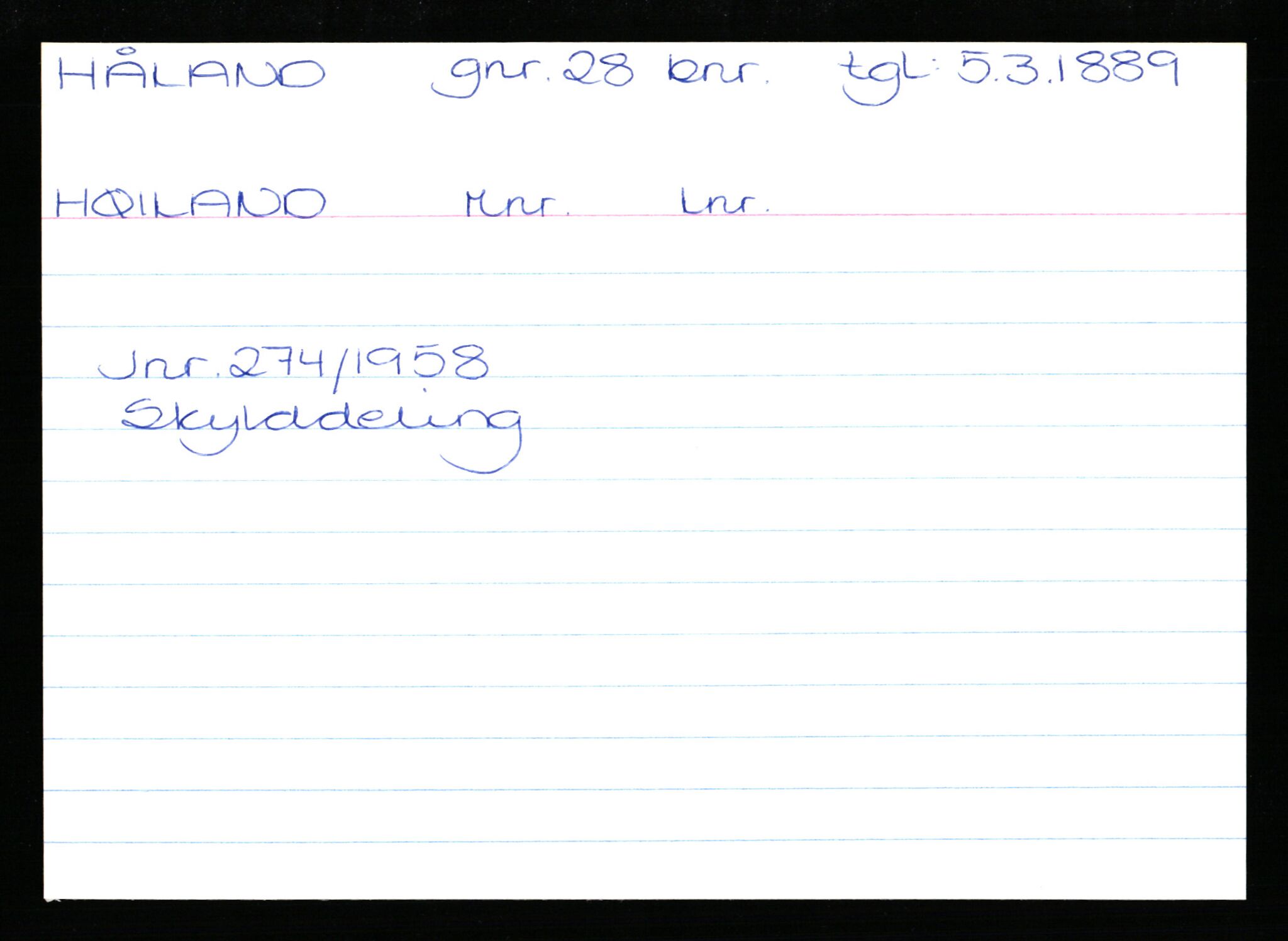 Statsarkivet i Stavanger, AV/SAST-A-101971/03/Y/Yk/L0020: Registerkort sortert etter gårdsnavn: Høle - Idsal, 1750-1930, p. 244