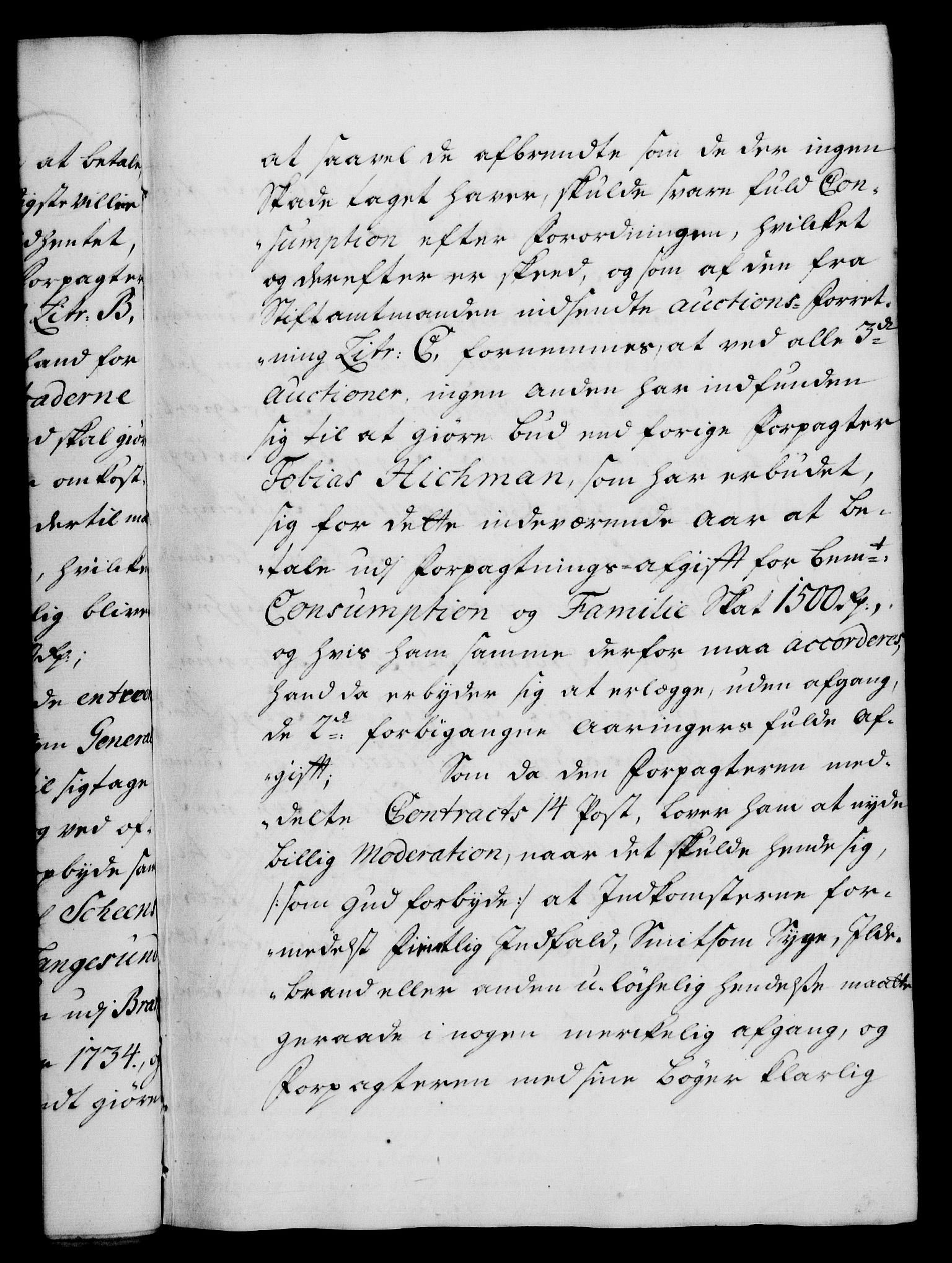 Rentekammeret, Kammerkanselliet, AV/RA-EA-3111/G/Gf/Gfa/L0017: Norsk relasjons- og resolusjonsprotokoll (merket RK 52.17), 1734, p. 165