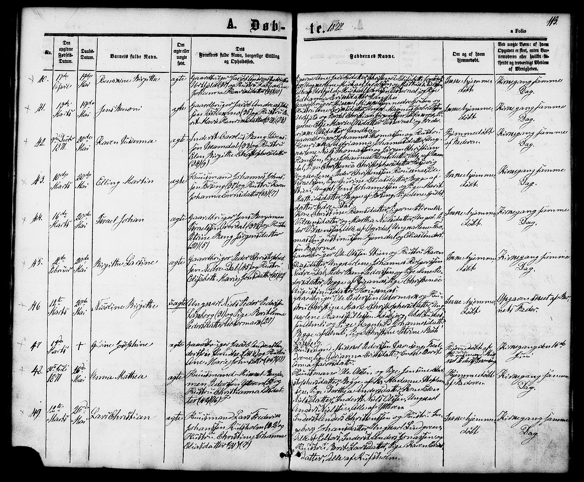 Ministerialprotokoller, klokkerbøker og fødselsregistre - Nordland, AV/SAT-A-1459/827/L0393: Parish register (official) no. 827A05, 1863-1883, p. 113