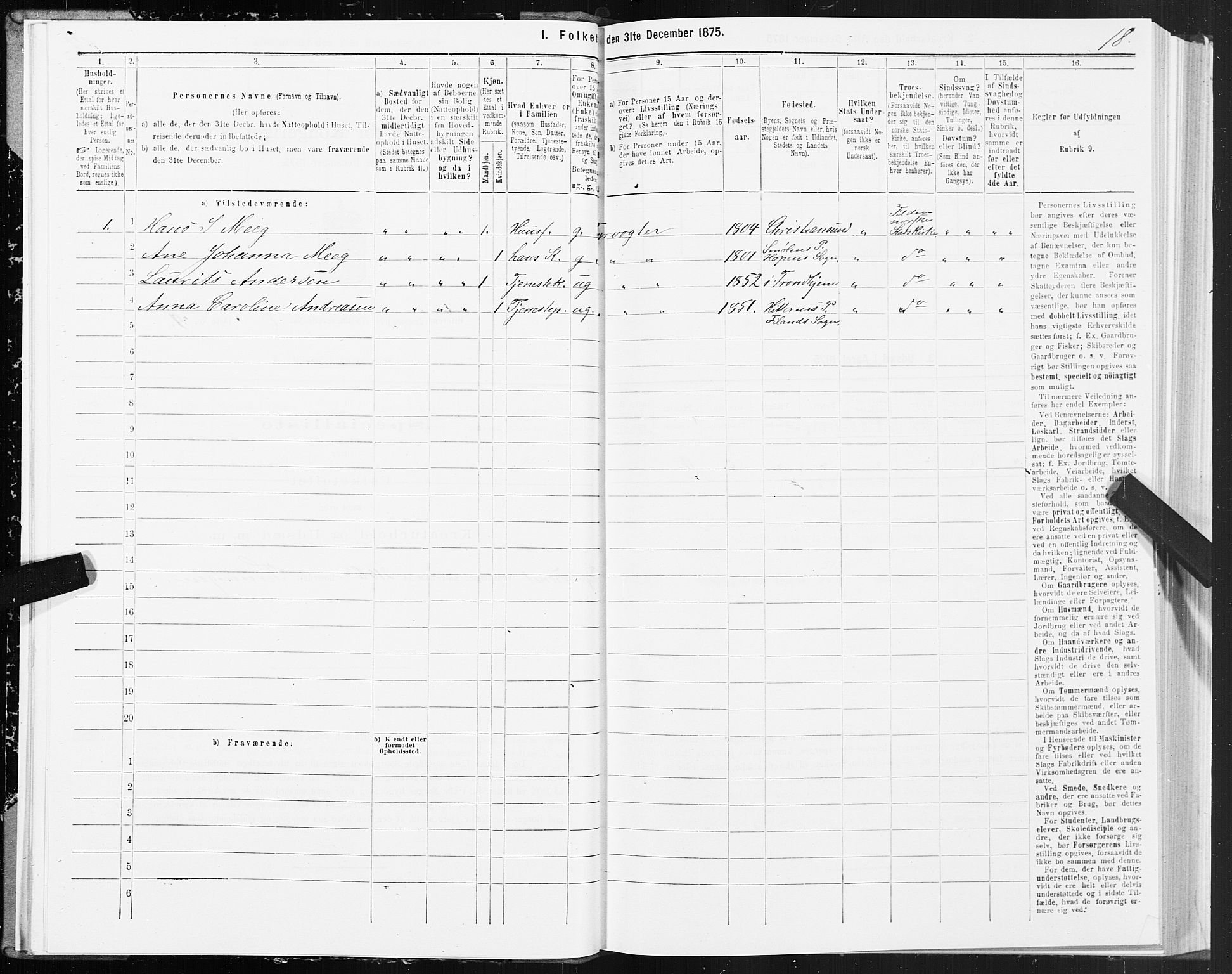 SAT, 1875 census for 1617P Hitra, 1875, p. 1018