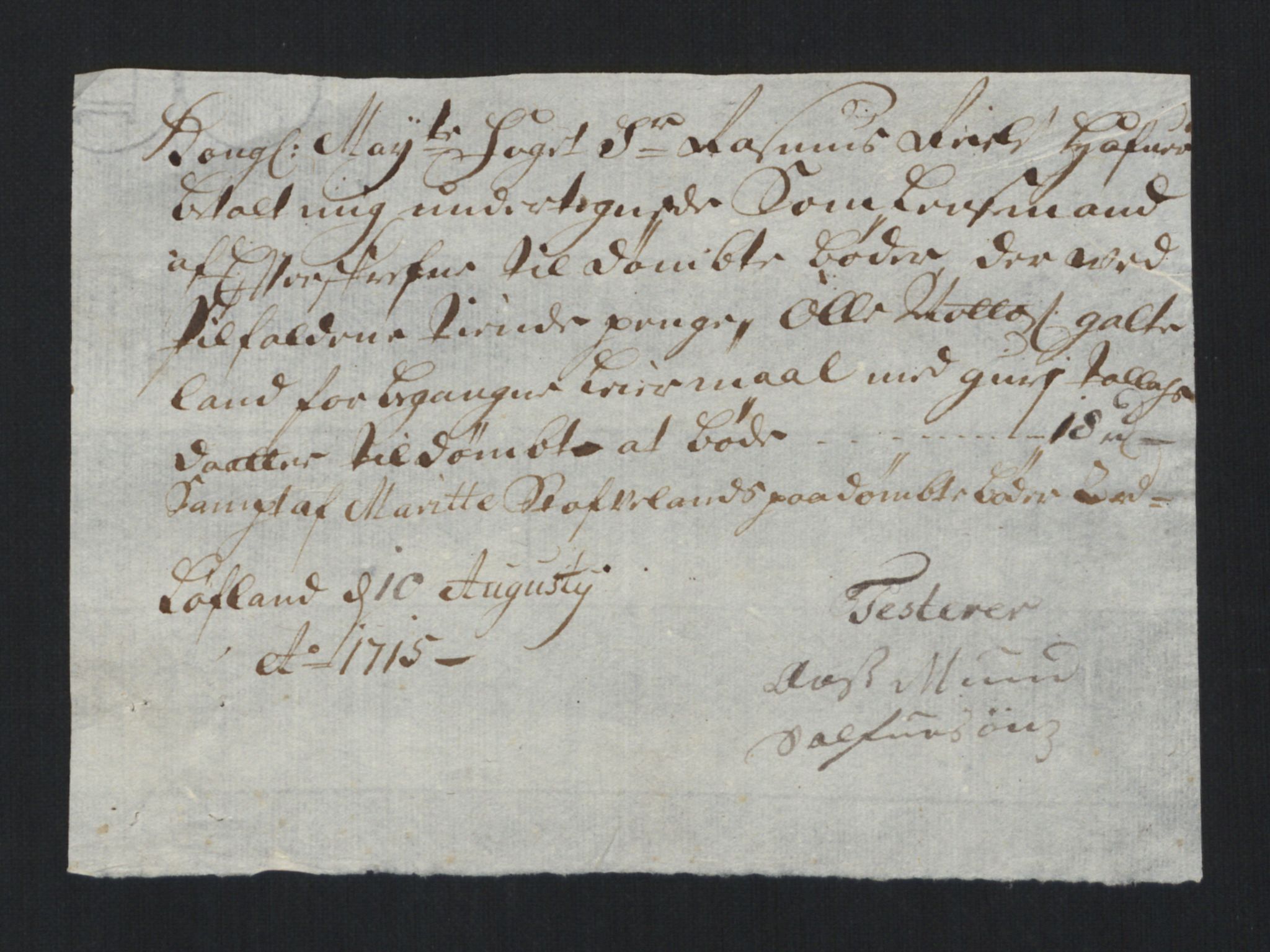 Rentekammeret inntil 1814, Reviderte regnskaper, Fogderegnskap, RA/EA-4092/R40/L2451: Fogderegnskap Råbyggelag, 1714-1715, p. 176
