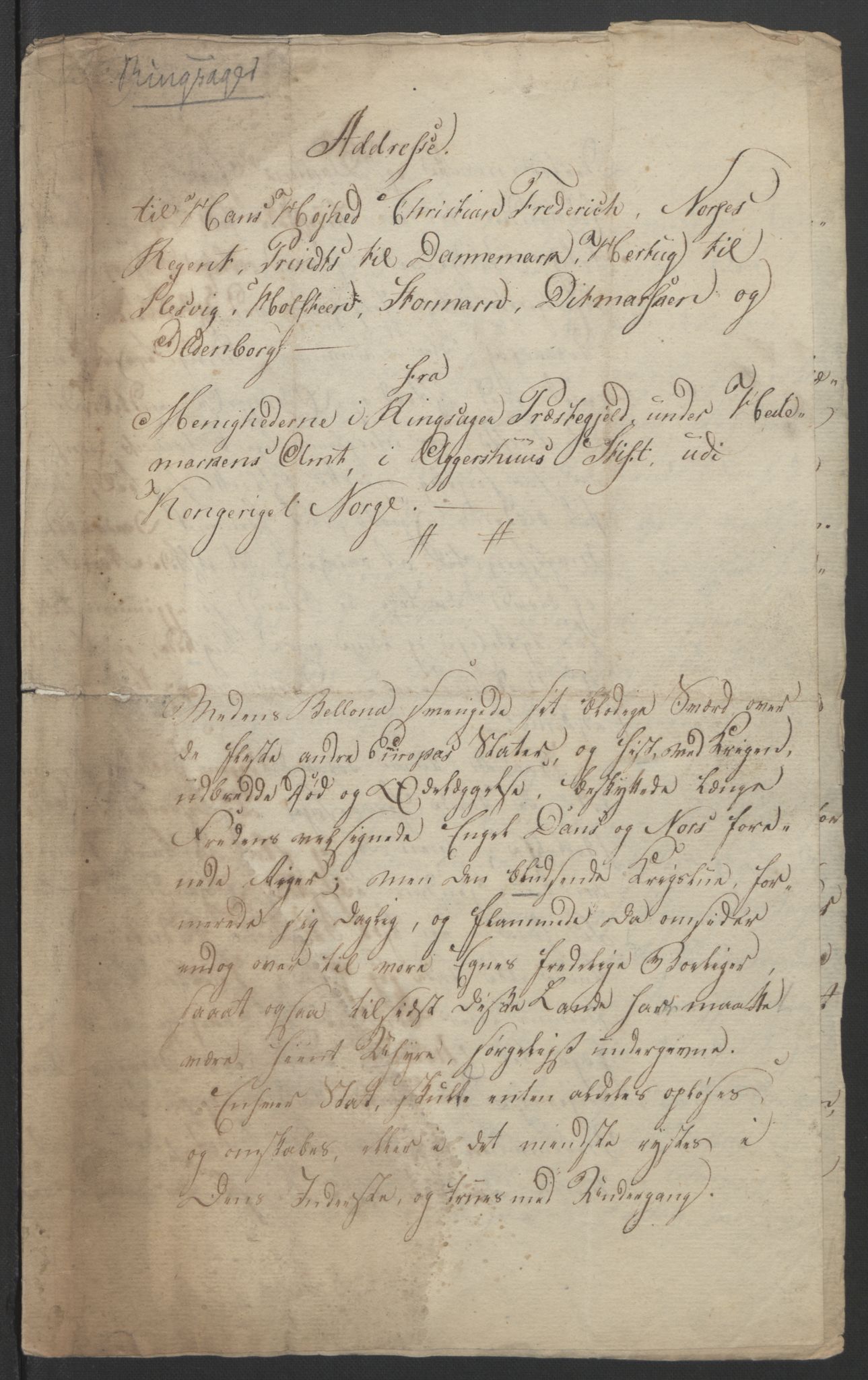 Statsrådssekretariatet, RA/S-1001/D/Db/L0007: Fullmakter for Eidsvollsrepresentantene i 1814. , 1814, p. 234