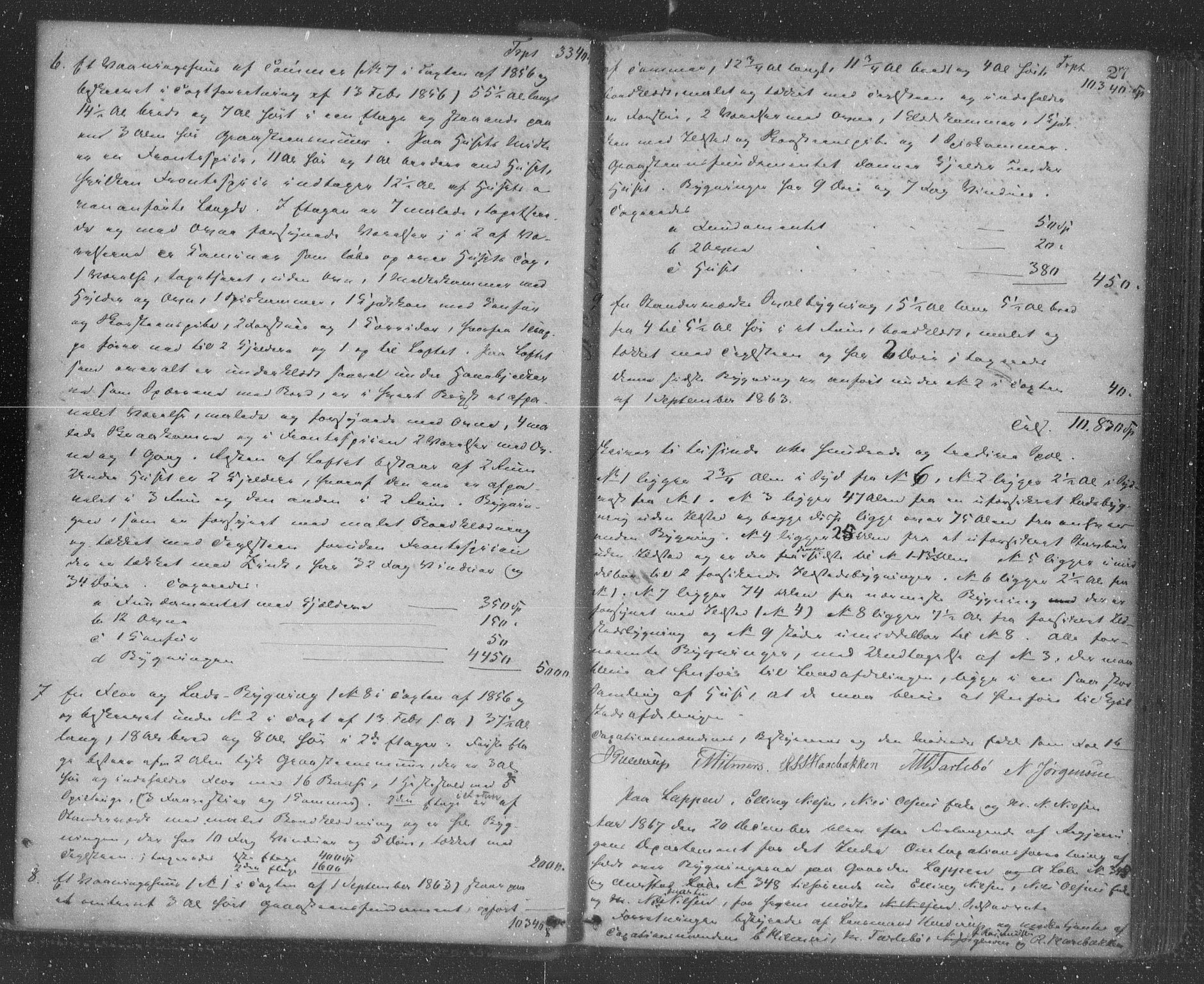 Lensmannen i Årstad, AV/SAB-A-36201/0012/L0004: Branntakstprotokoll, 1867-1872, p. 27
