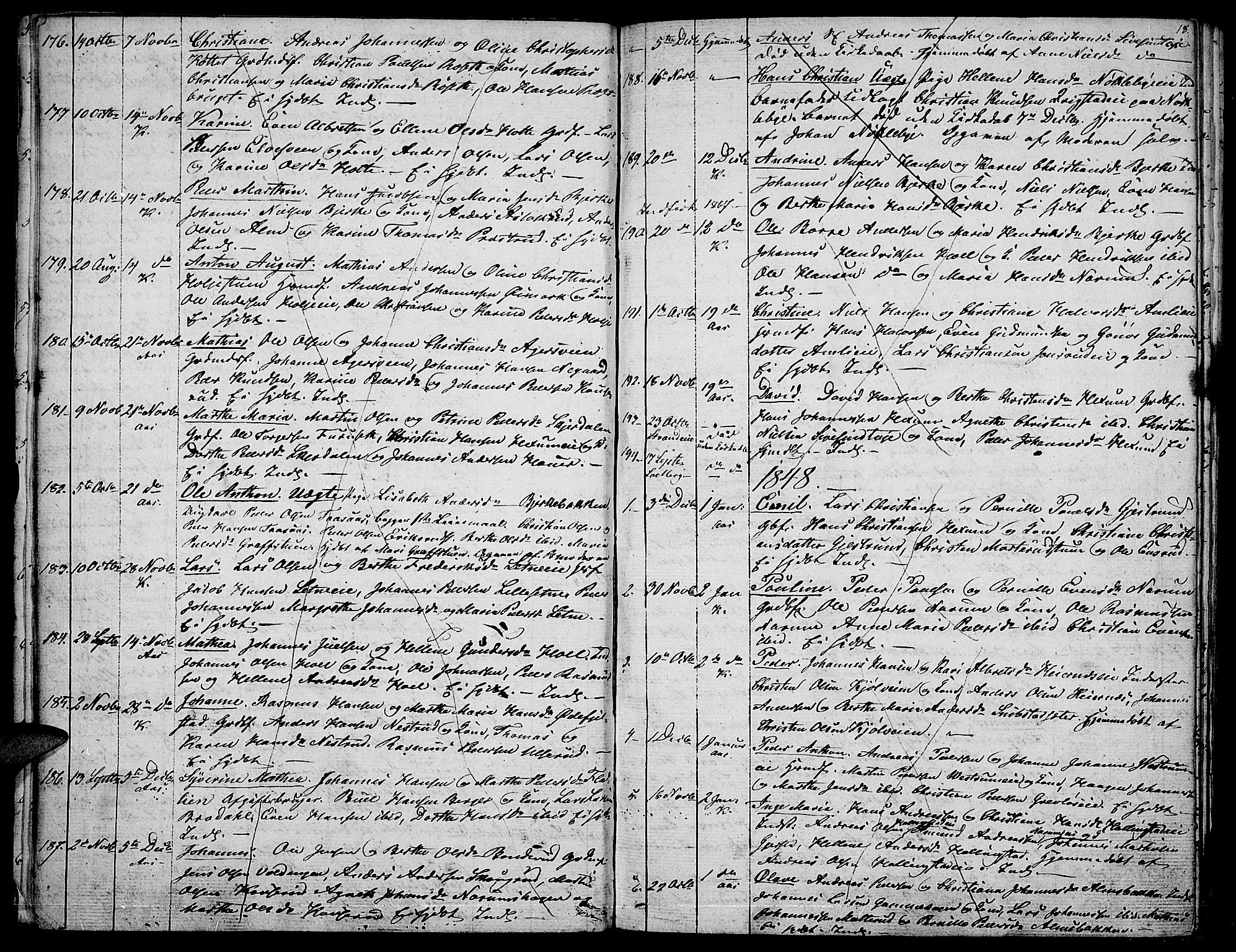 Vestre Toten prestekontor, SAH/PREST-108/H/Ha/Hab/L0003: Parish register (copy) no. 3, 1846-1854, p. 18