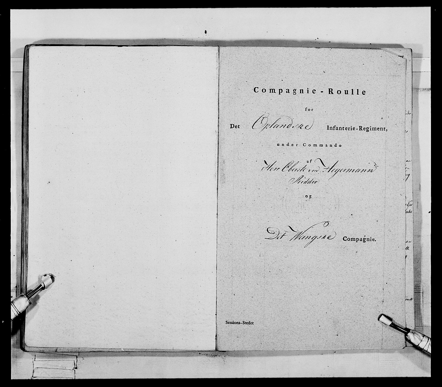 Generalitets- og kommissariatskollegiet, Det kongelige norske kommissariatskollegium, RA/EA-5420/E/Eh/L0069: Opplandske gevorbne infanteriregiment, 1810-1818, p. 715