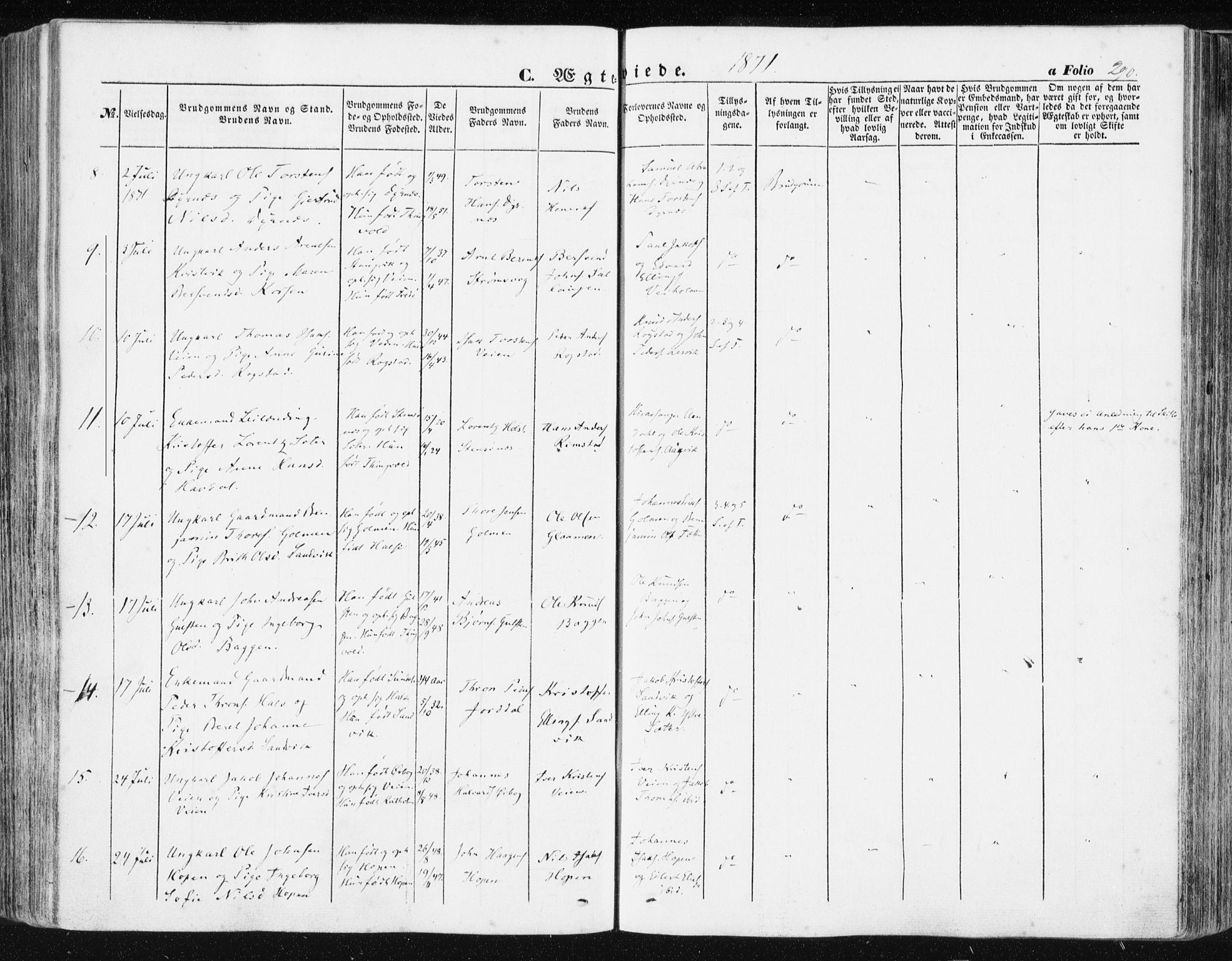 Ministerialprotokoller, klokkerbøker og fødselsregistre - Møre og Romsdal, SAT/A-1454/581/L0937: Parish register (official) no. 581A05, 1853-1872, p. 290