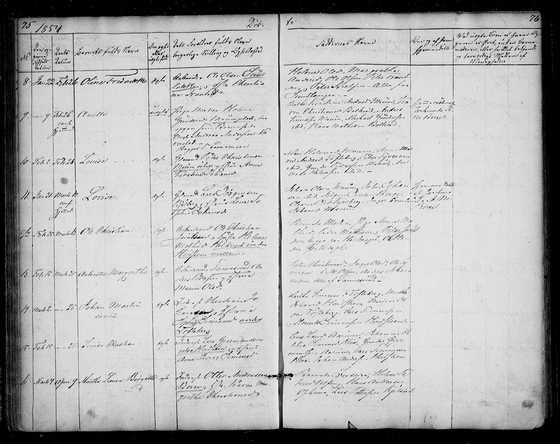 Borge prestekontor Kirkebøker, AV/SAO-A-10903/F/Fa/L0005: Parish register (official) no. I 5, 1848-1860, p. 75-76