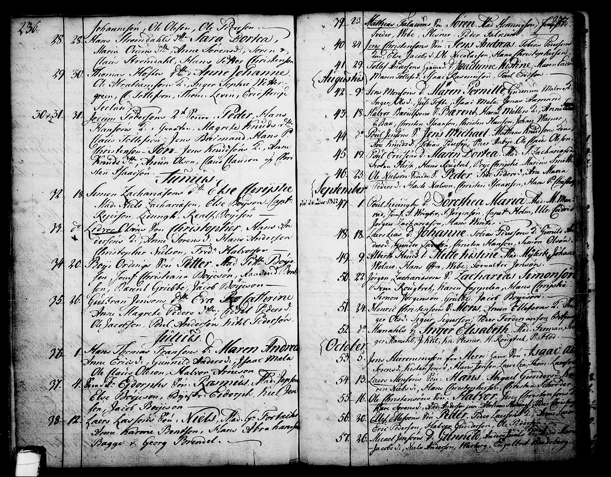 Skien kirkebøker, SAKO/A-302/F/Fa/L0003: Parish register (official) no. 3, 1755-1791, p. 236-237