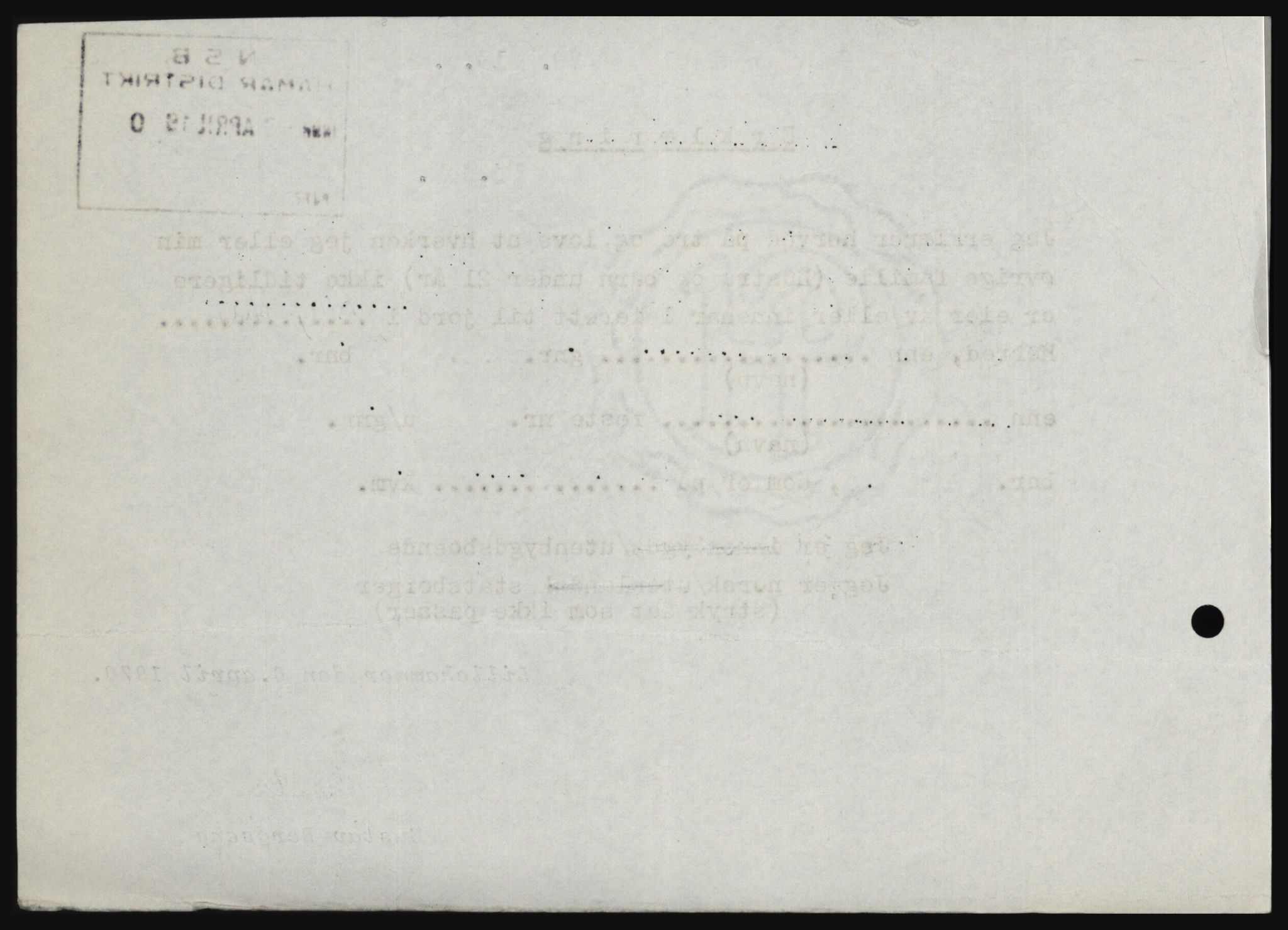 Nord-Hedmark sorenskriveri, SAH/TING-012/H/Hc/L0033: Mortgage book no. 33, 1970-1970, Diary no: : 2401/1970