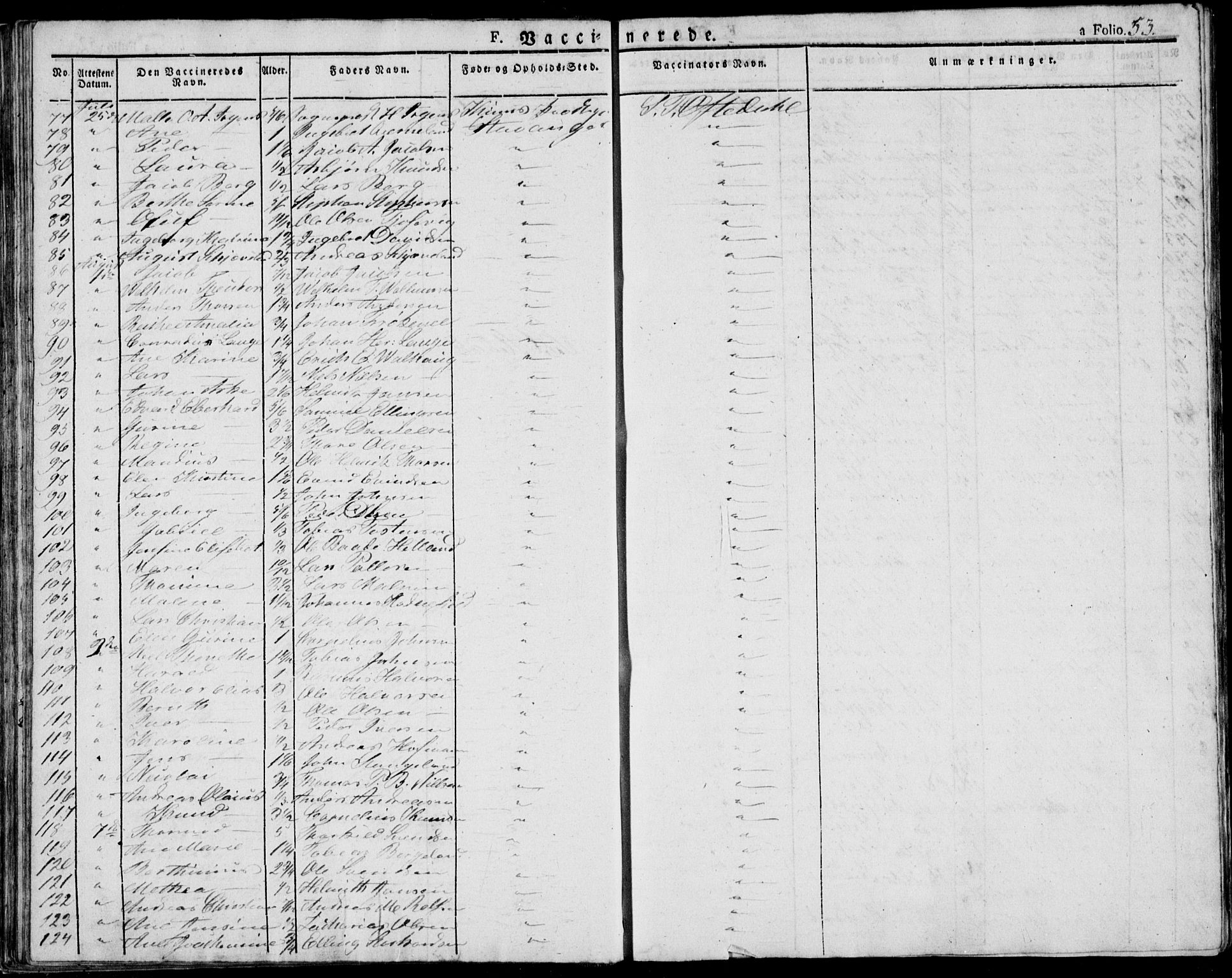 Domkirken sokneprestkontor, AV/SAST-A-101812/001/30/30BA/L0010: Parish register (official) no. A 10, 1821-1859, p. 53
