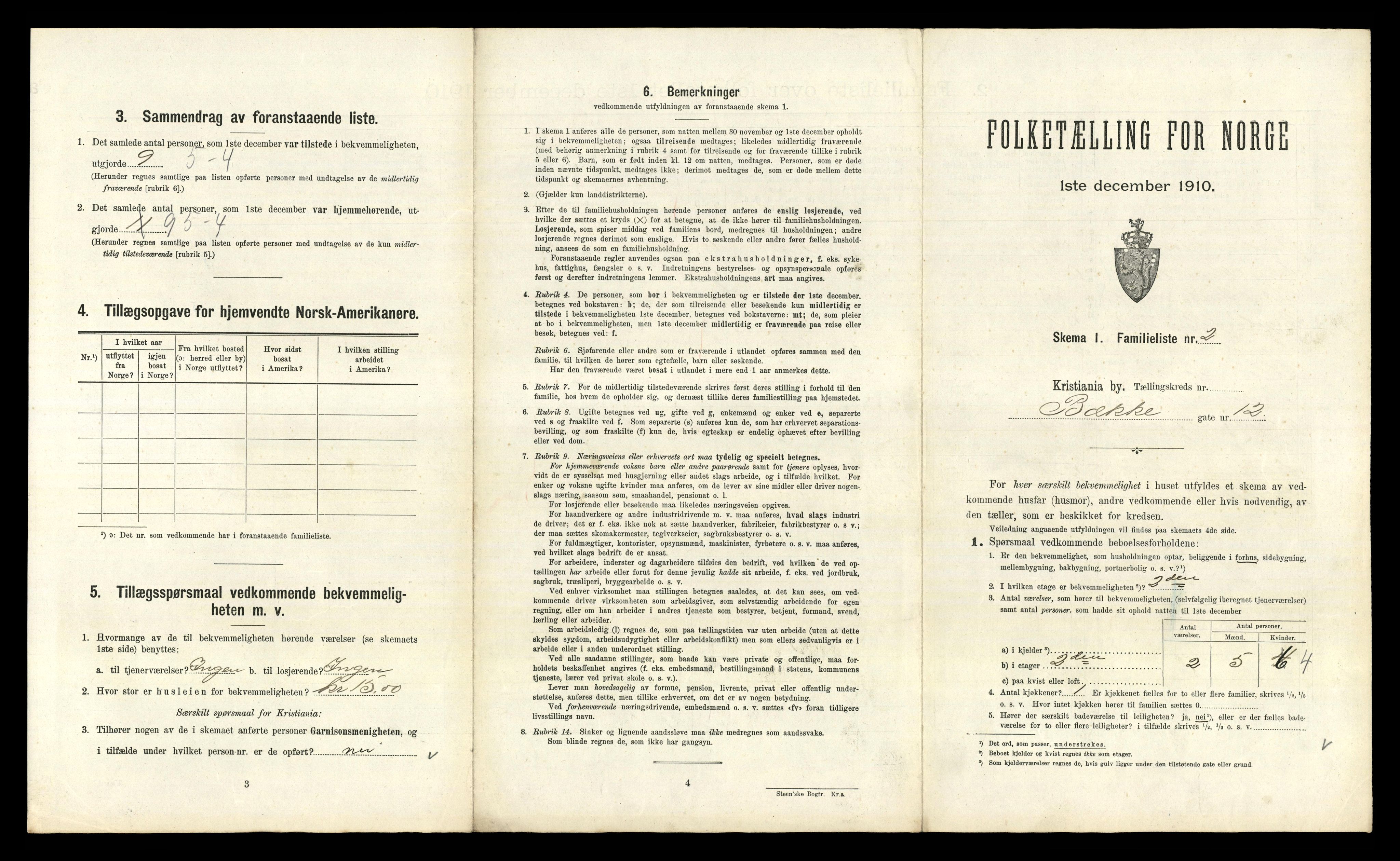 RA, 1910 census for Kristiania, 1910, p. 12085