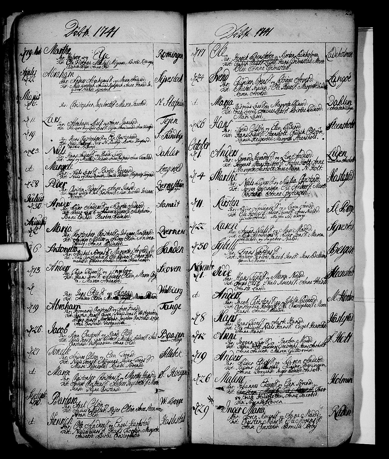 Stokke kirkebøker, SAKO/A-320/F/Fa/L0002: Parish register (official) no. I 2, 1732-1770, p. 25