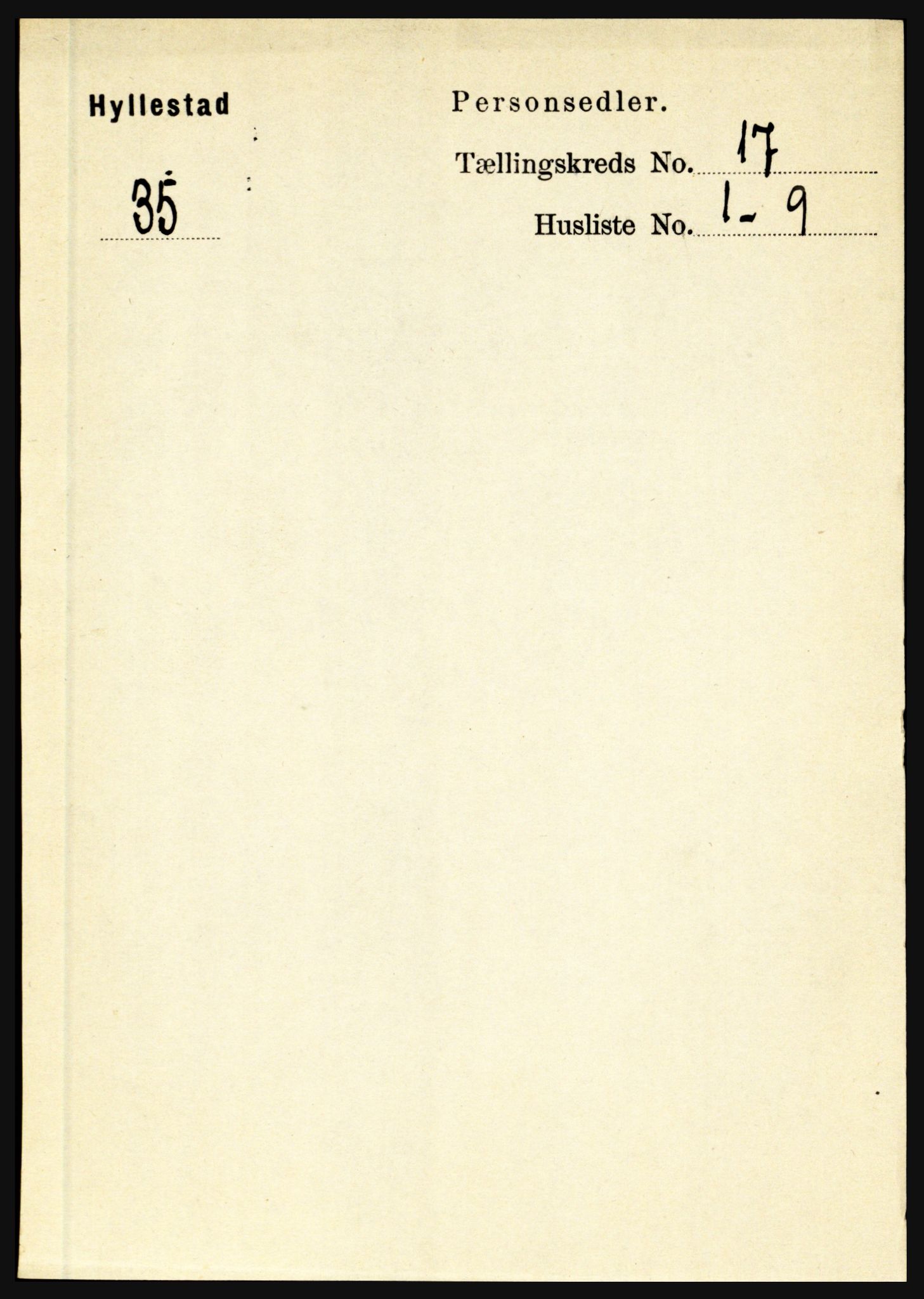 RA, 1891 census for 1413 Hyllestad, 1891, p. 3007