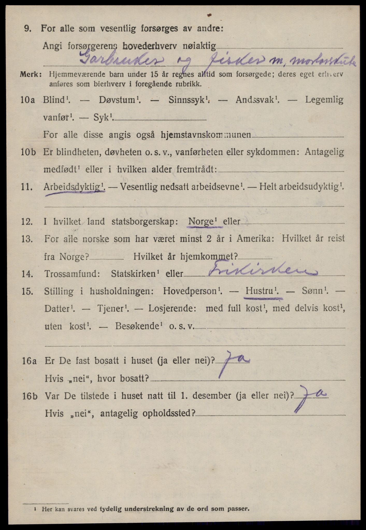 SAT, 1920 census for Hareid, 1920, p. 938