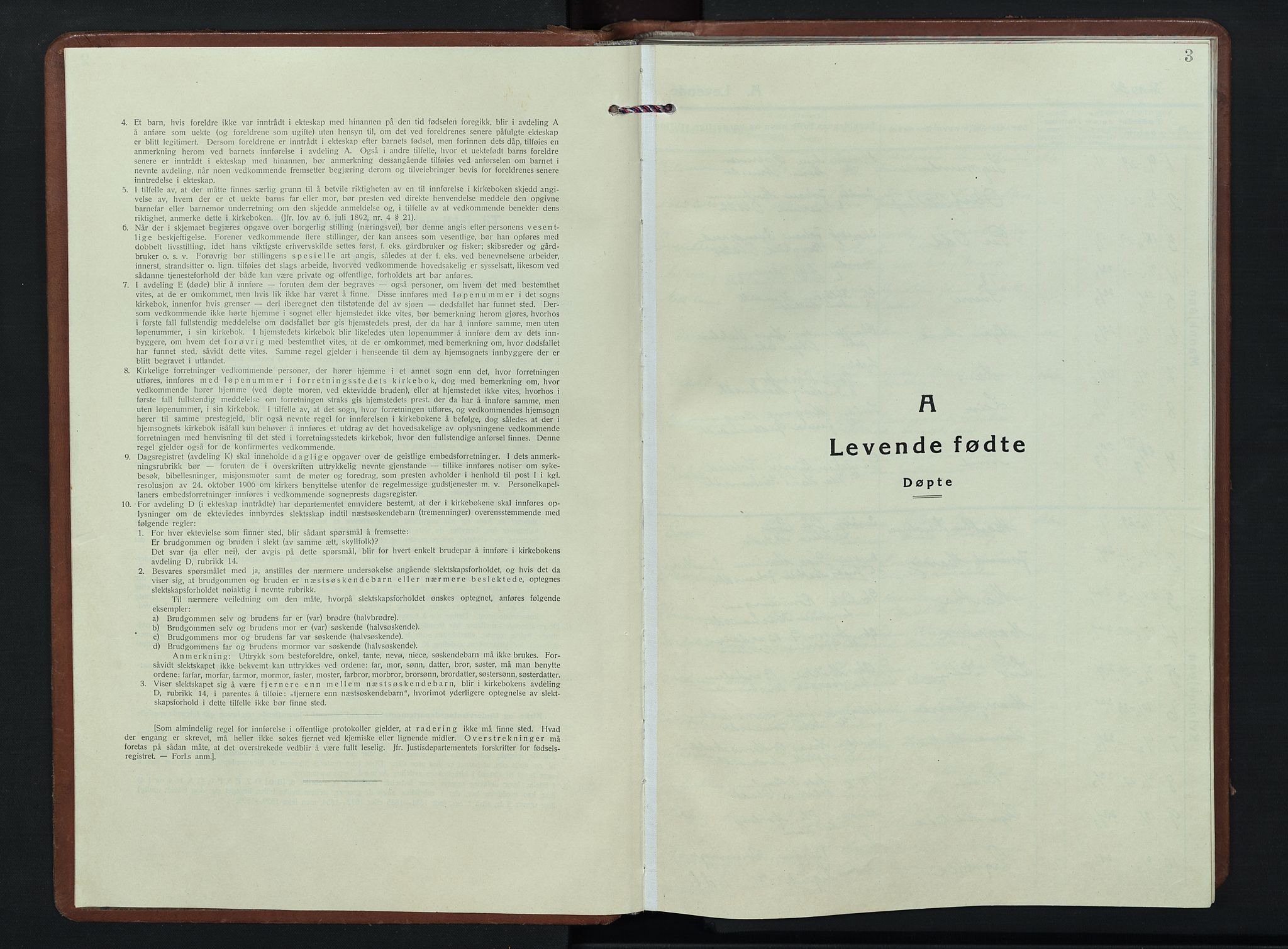 Nordre Land prestekontor, SAH/PREST-124/H/Ha/Hab/L0007: Parish register (copy) no. 7, 1930-1953, p. 3