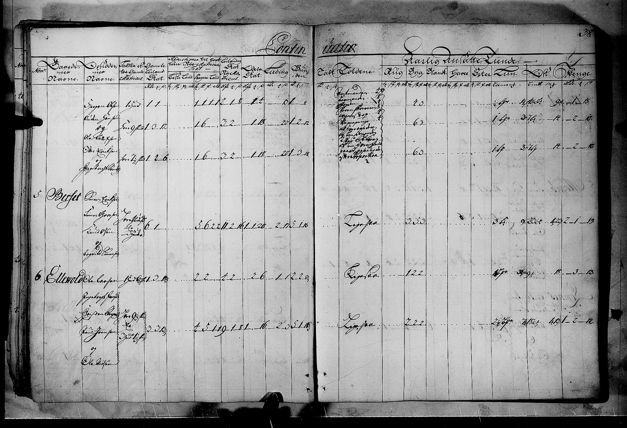 Rentekammeret inntil 1814, Realistisk ordnet avdeling, AV/RA-EA-4070/N/Nb/Nbf/L0102: Solør, Østerdalen og Odal matrikkelprotokoll, 1723, p. 37b-38a