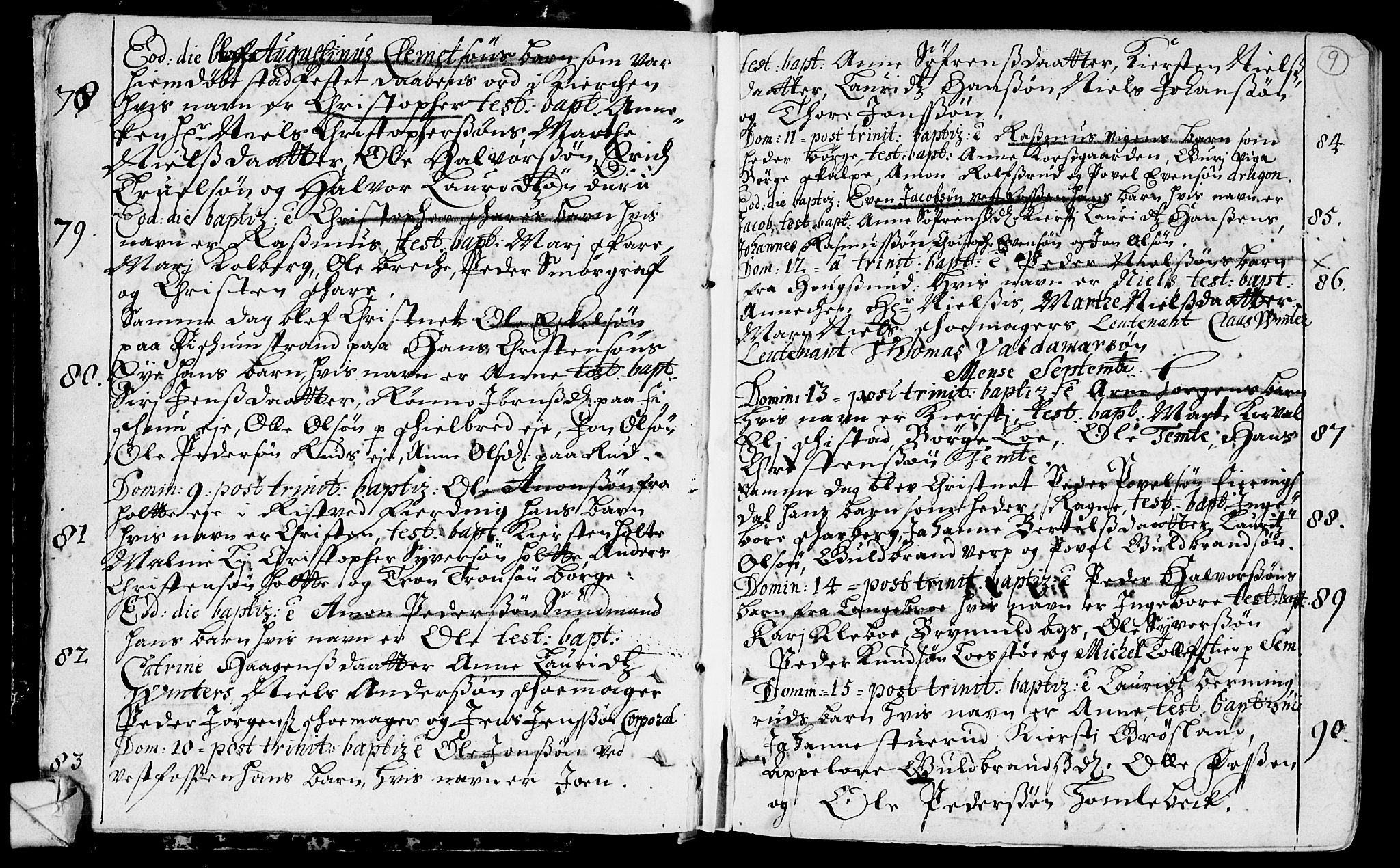 Eiker kirkebøker, AV/SAKO-A-4/F/Fa/L0002: Parish register (official) no. I 2, 1705-1724, p. 9