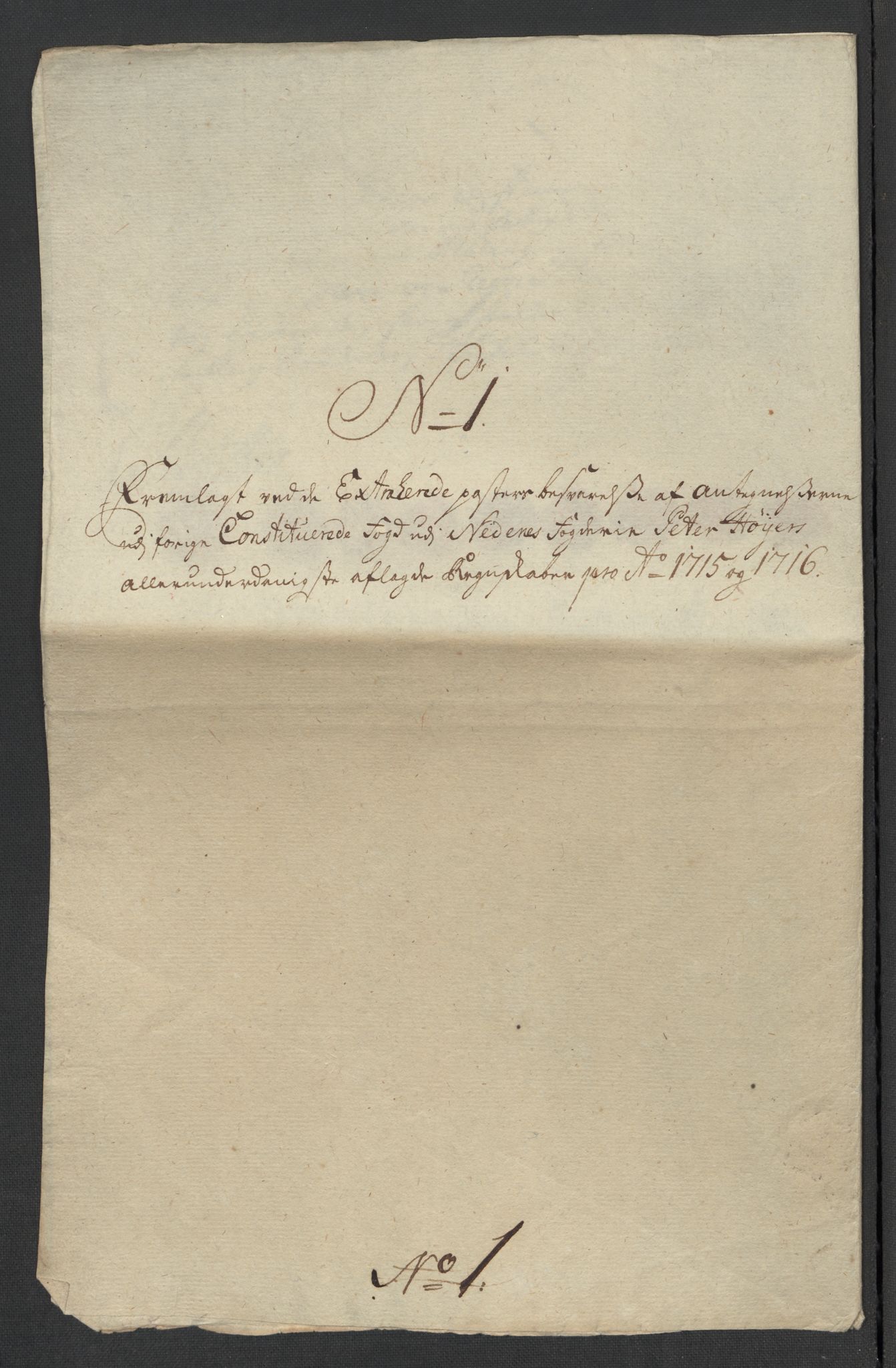 Rentekammeret inntil 1814, Reviderte regnskaper, Fogderegnskap, AV/RA-EA-4092/R39/L2325: Fogderegnskap Nedenes, 1716, p. 489