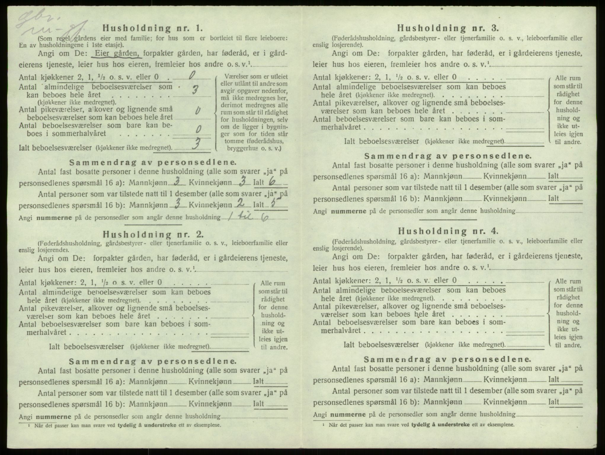 SAB, 1920 census for Davik, 1920, p. 131