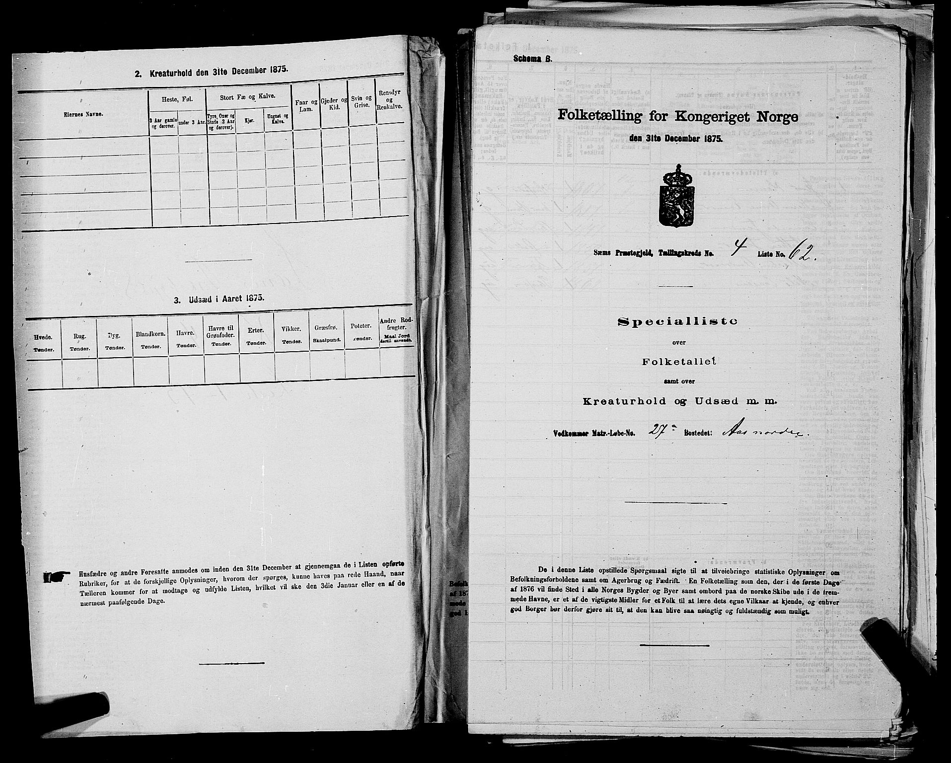 SAKO, 1875 census for 0721P Sem, 1875, p. 463