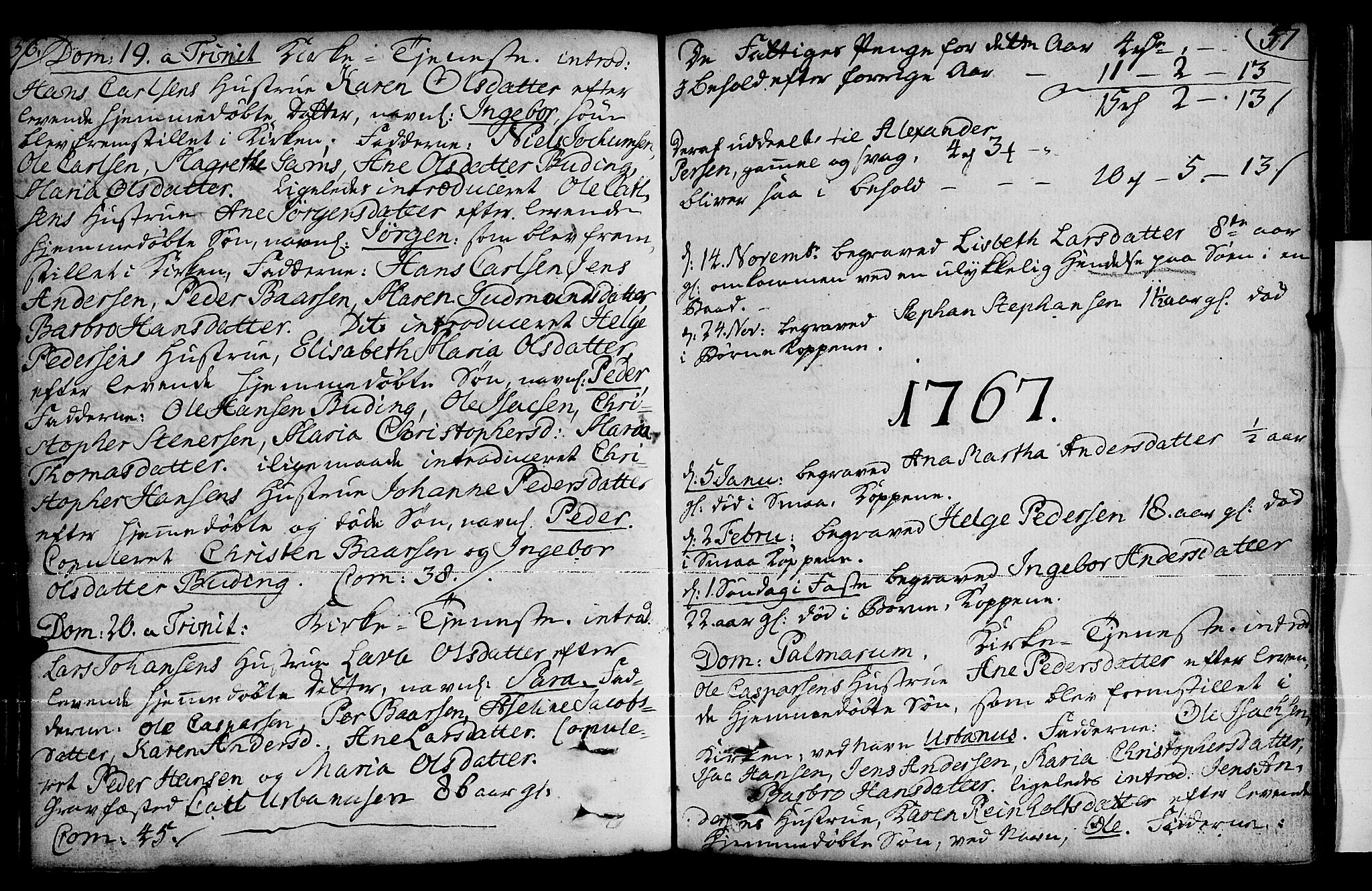 Loppa sokneprestkontor, SATØ/S-1339/H/Ha/L0001kirke: Parish register (official) no. 1 /2, 1753-1784, p. 56-57