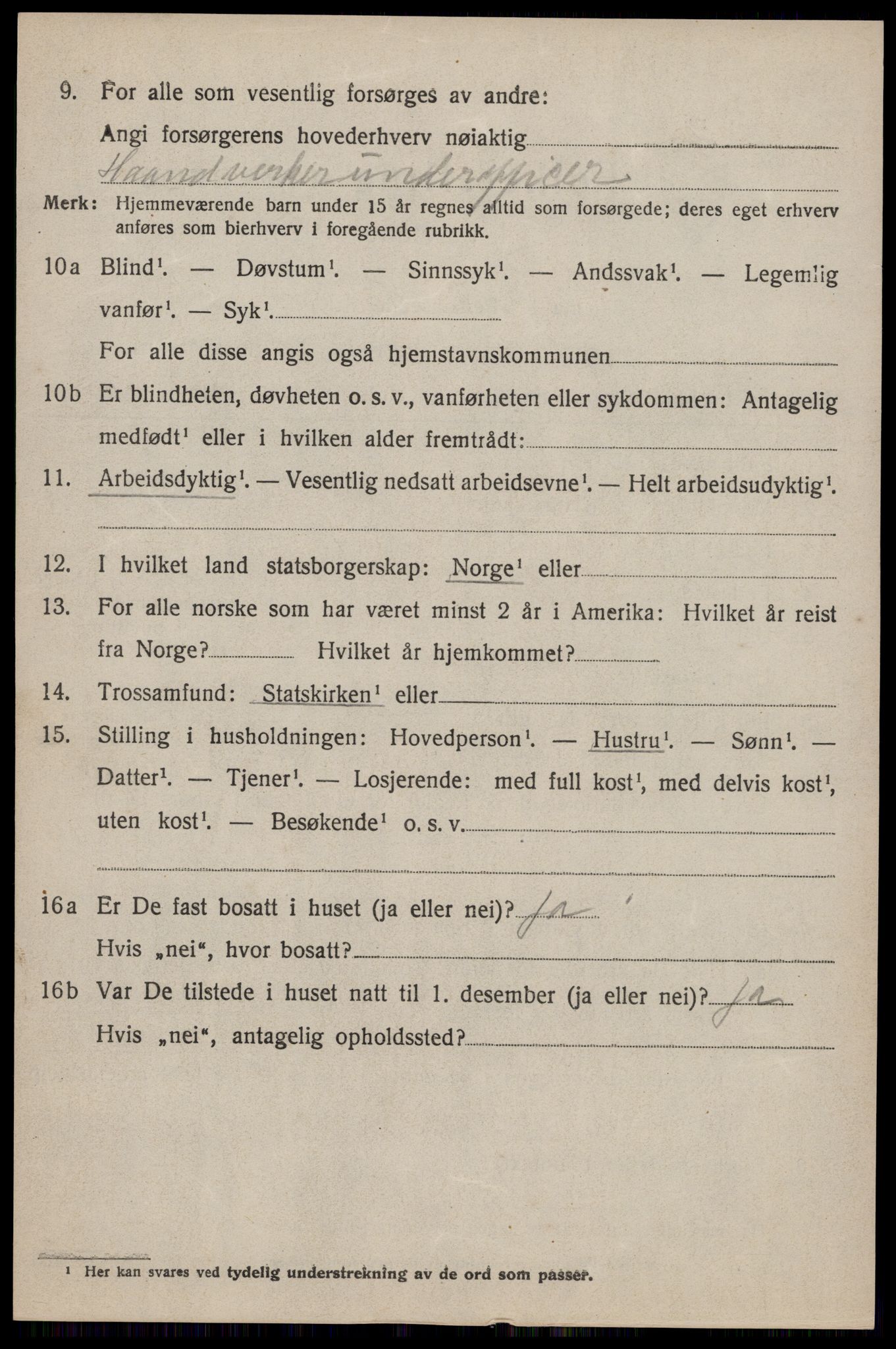 SAST, 1920 census for Håland, 1920, p. 8112