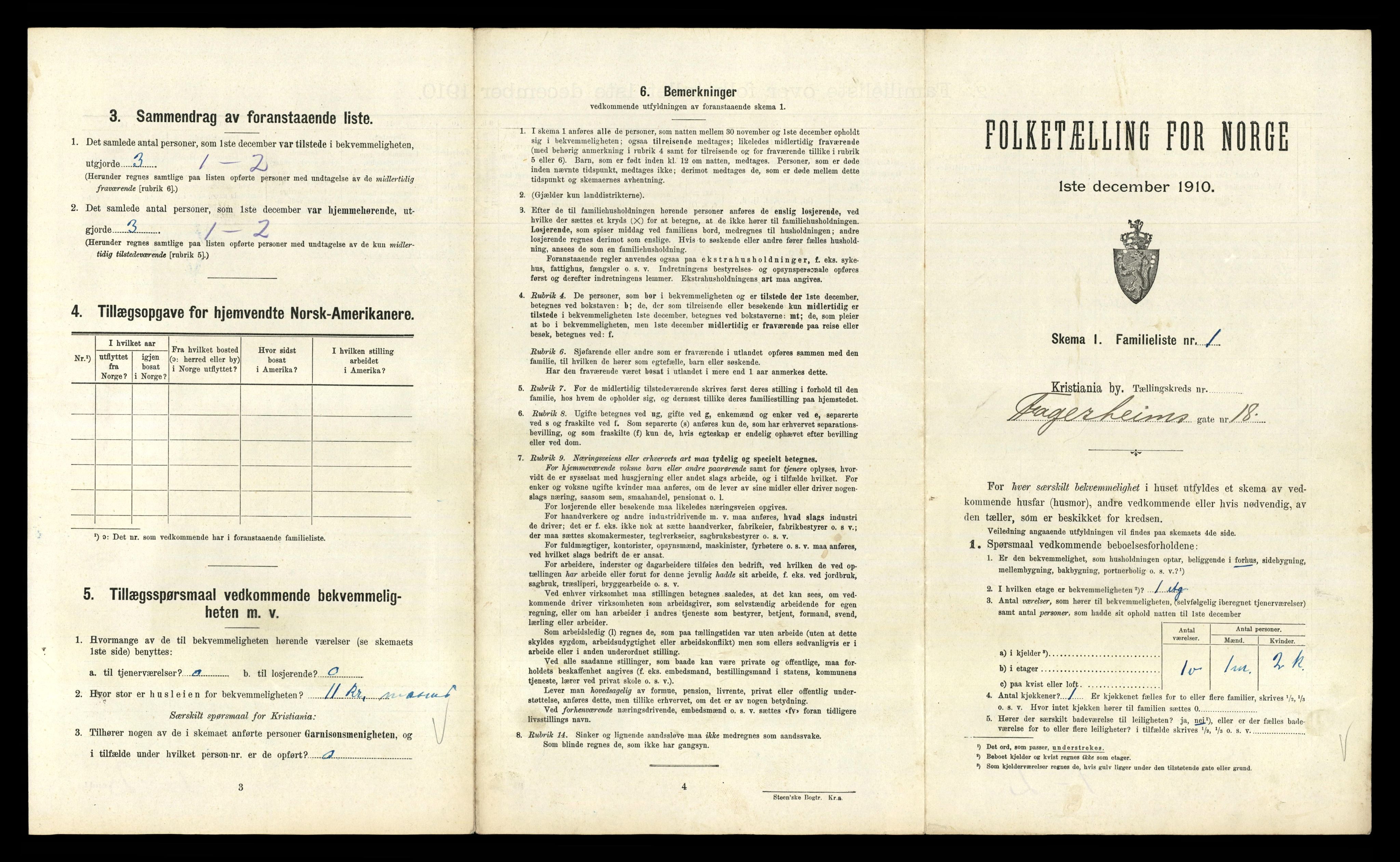 RA, 1910 census for Kristiania, 1910, p. 22669