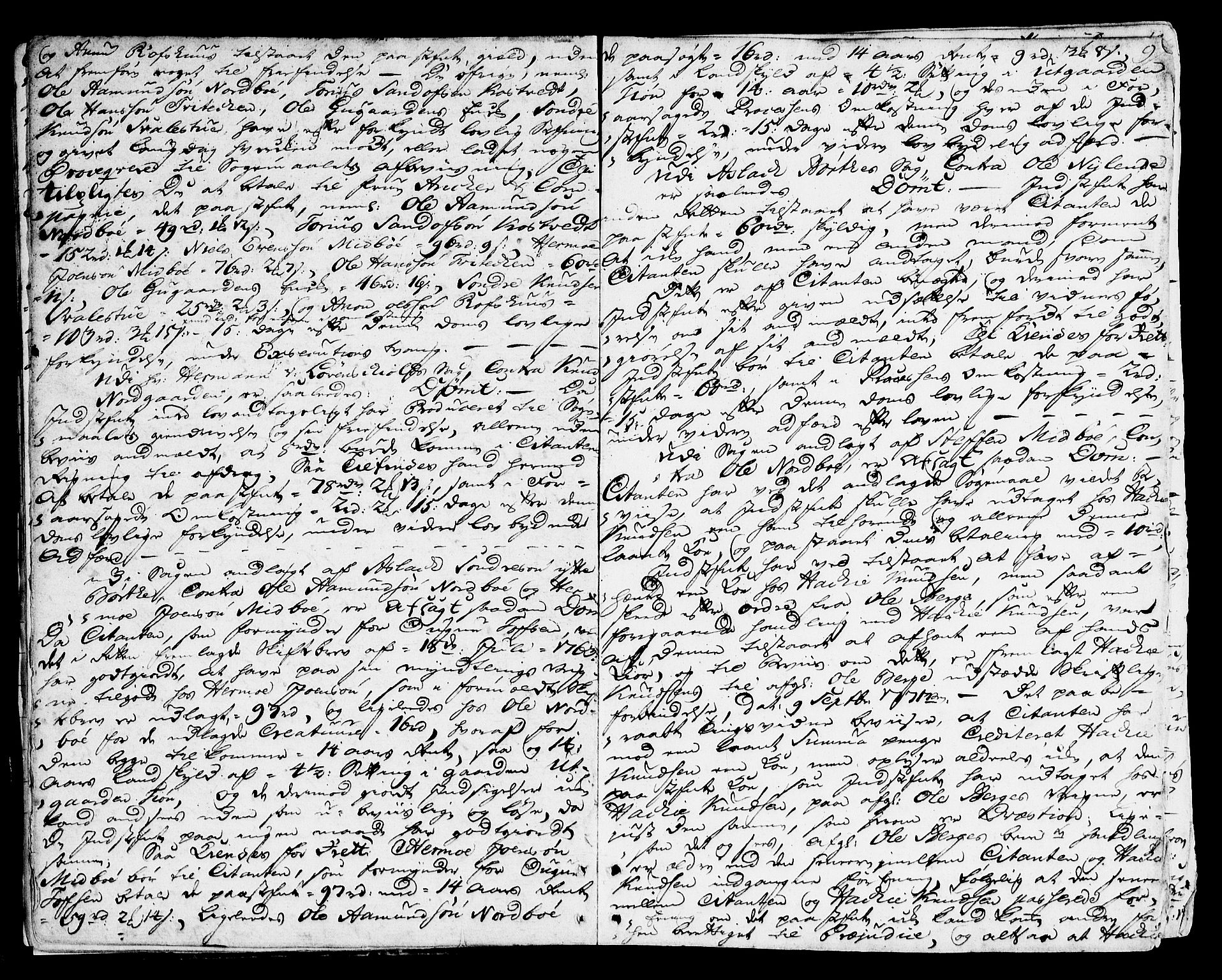Vest-Telemark sorenskriveri, AV/SAKO-A-134/F/Fa/L0037: Tingbok, 1777-1781, p. 9
