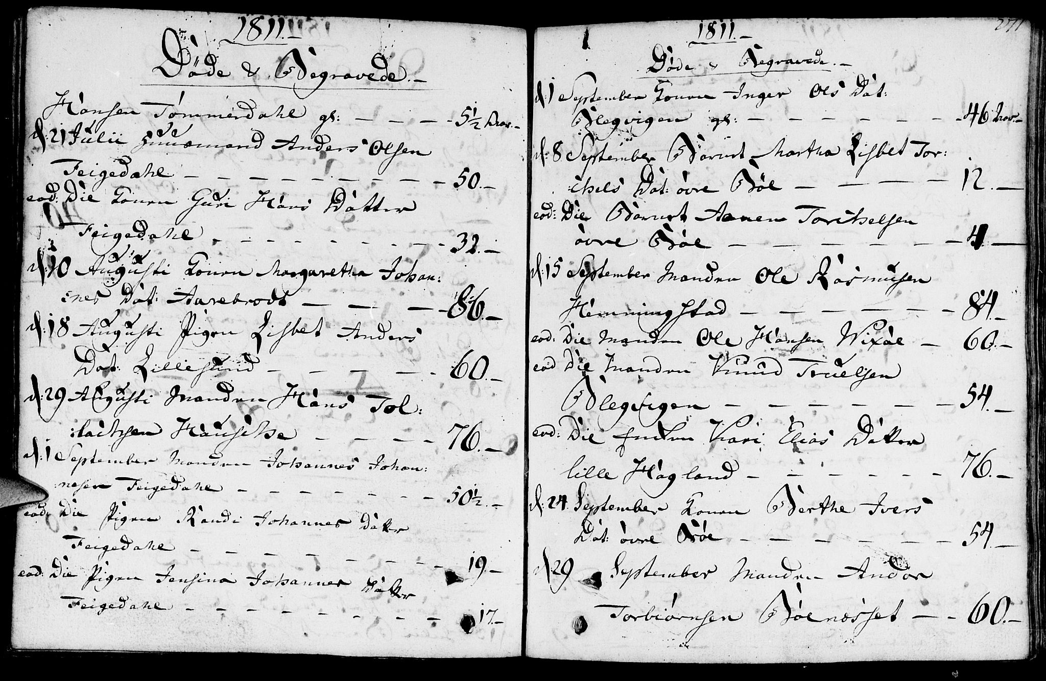 Torvastad sokneprestkontor, SAST/A -101857/H/Ha/Haa/L0002: Parish register (official) no. A 2, 1801-1817, p. 271