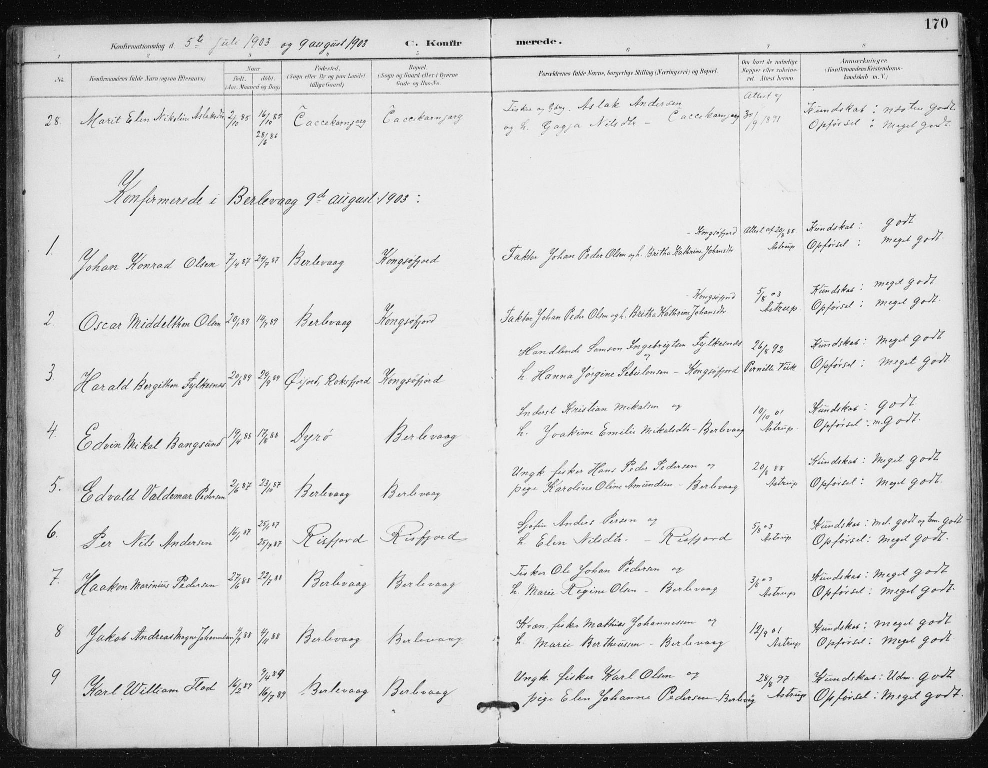 Tana sokneprestkontor, AV/SATØ-S-1334/H/Ha/L0005kirke: Parish register (official) no. 5, 1891-1903, p. 170