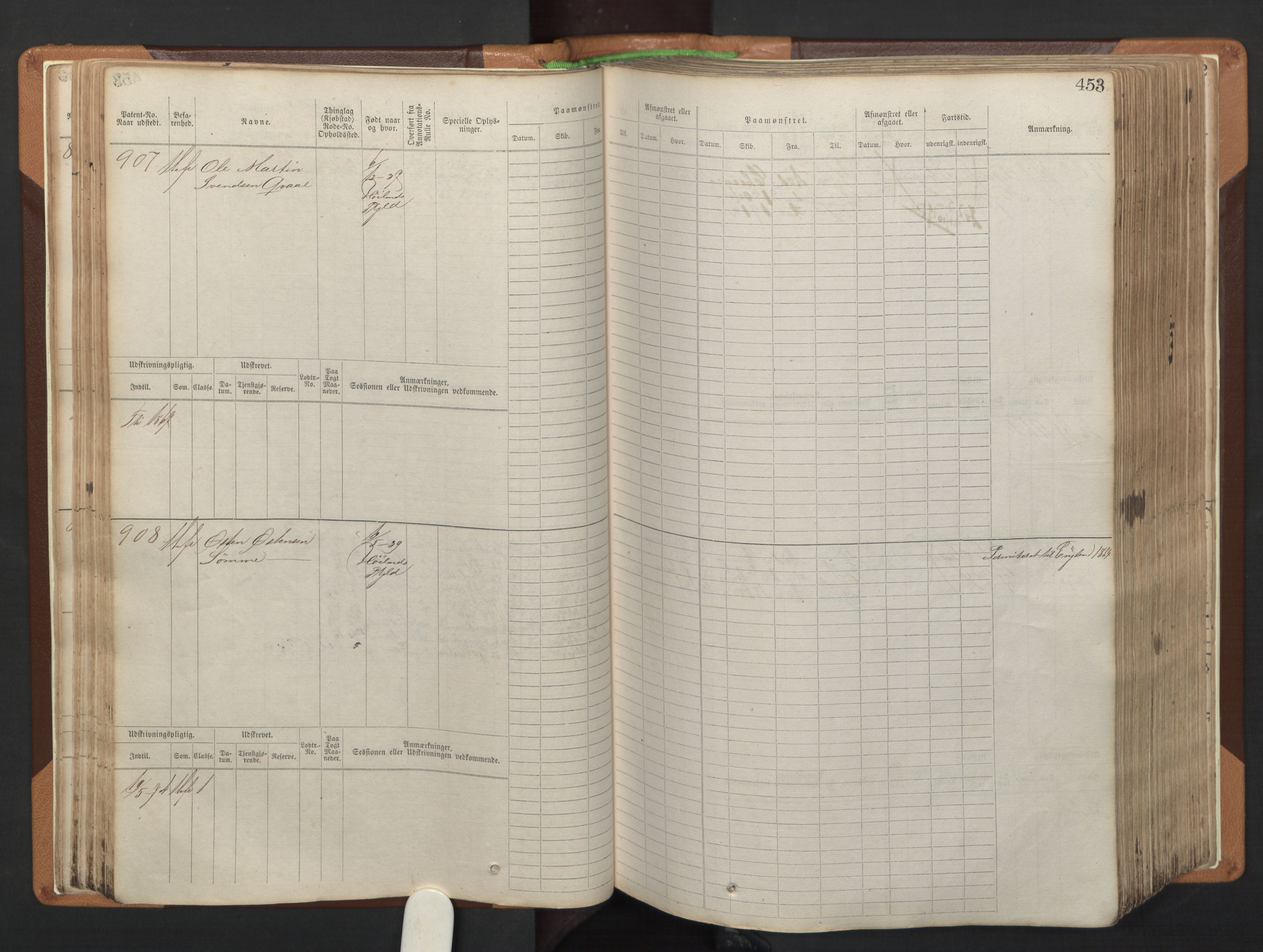 Stavanger sjømannskontor, AV/SAST-A-102006/F/Fb/Fbb/L0005: Sjøfartshovedrulle, patentnr. 793-1606 (del 2), 1869-1880, p. 62