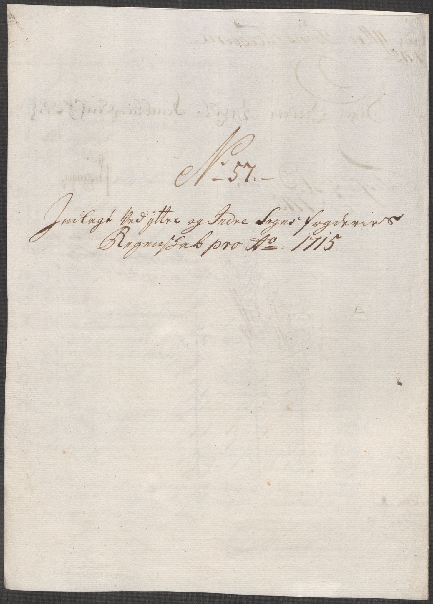 Rentekammeret inntil 1814, Reviderte regnskaper, Fogderegnskap, RA/EA-4092/R52/L3320: Fogderegnskap Sogn, 1715-1716, p. 273