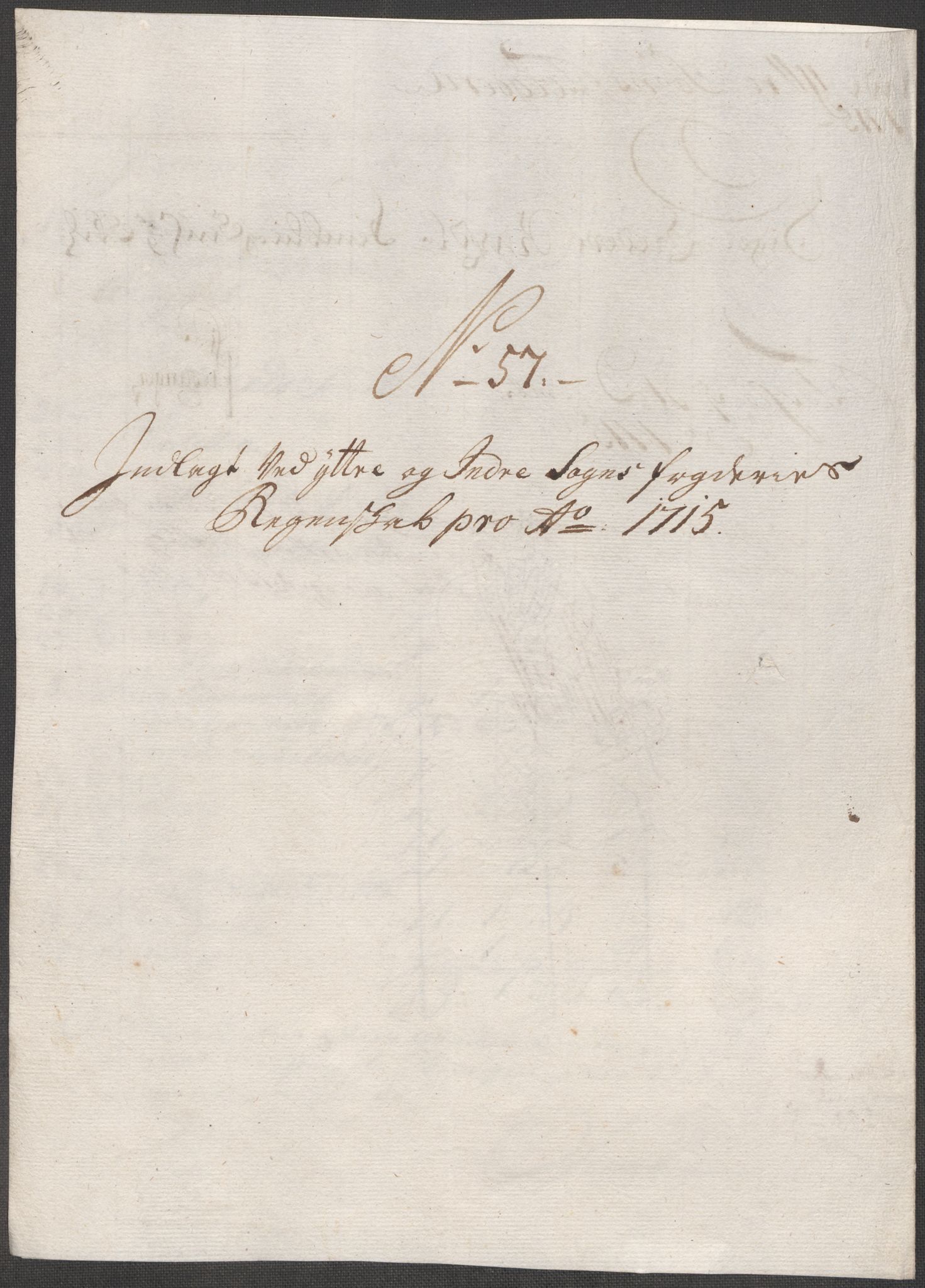 Rentekammeret inntil 1814, Reviderte regnskaper, Fogderegnskap, AV/RA-EA-4092/R52/L3320: Fogderegnskap Sogn, 1715-1716, p. 273