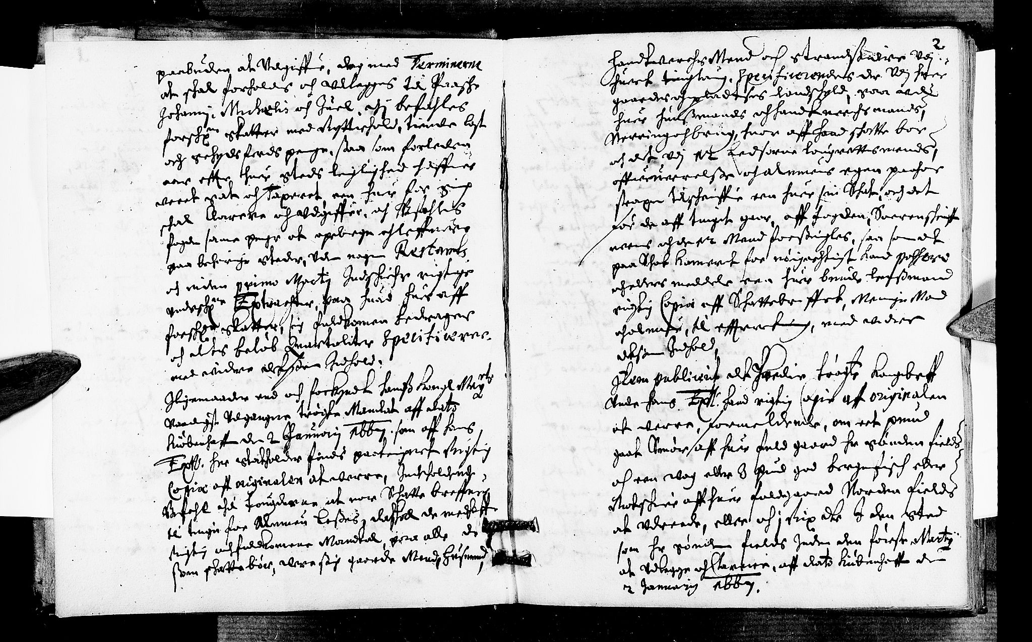 Heggen og Frøland sorenskriveri I, SAO/A-11556/F/Fb/L0008: Tingbok, 1667, p. 1b-2a