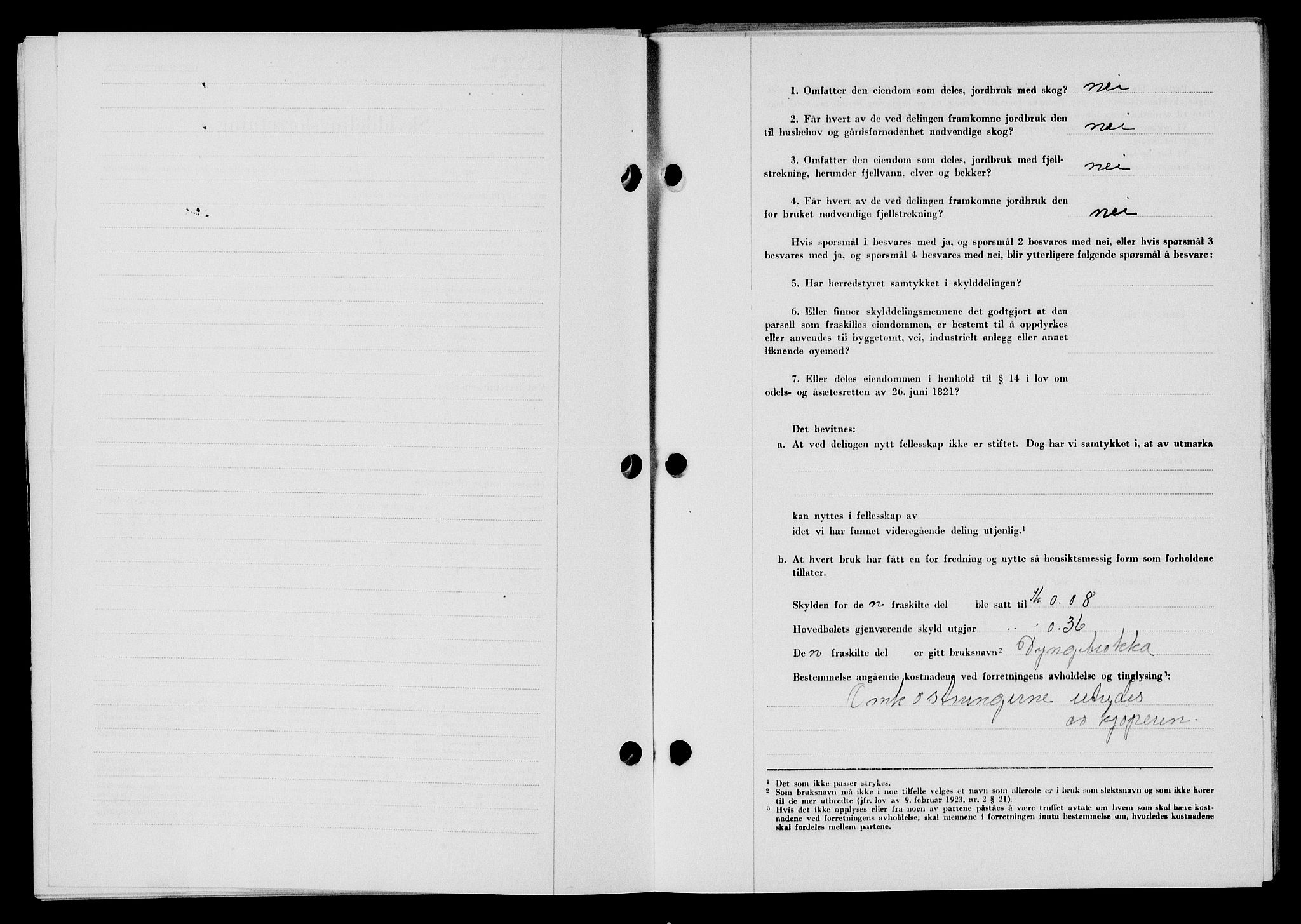 Flekkefjord sorenskriveri, SAK/1221-0001/G/Gb/Gba/L0061: Mortgage book no. A-9, 1946-1947, Diary no: : 49/1947
